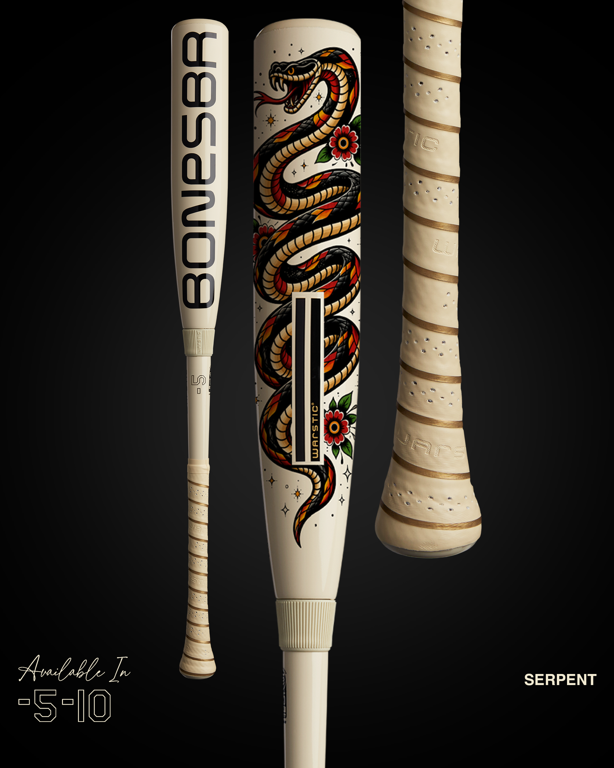 2026 BONESABER COMPOSITE "AMERICANA INK" LIMITED EDITION USSSA BASEBALL BAT