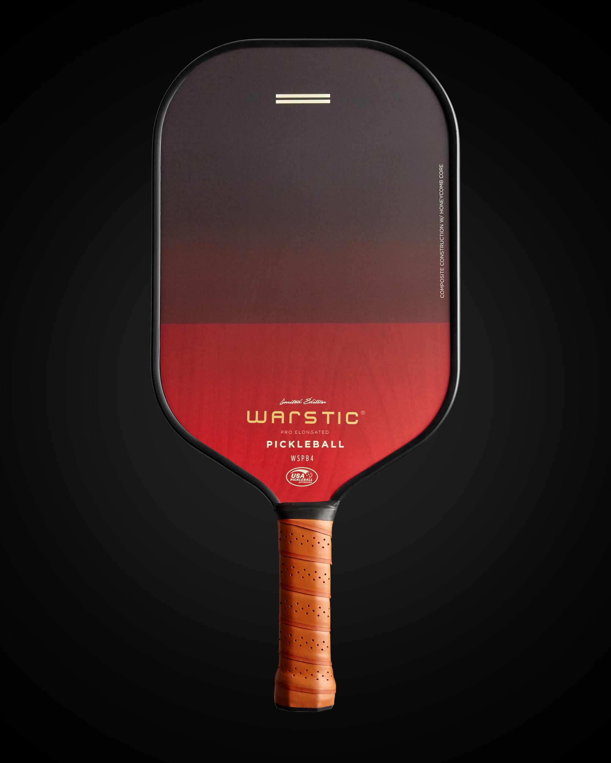 WSPB4 PRO ELONGATED SHAPE | COMPOSITE SURFACE PICKLEBALL PADDLE - LTD ED SCARLET BATTLE