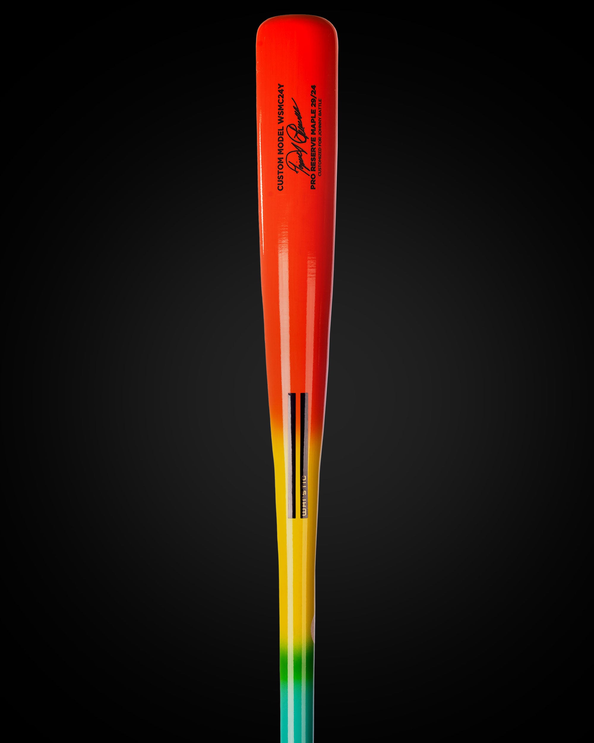 WSMC24Y MIGGY TROPIC THUNDER PRO SIGNATURE MAPLE WOOD BAT