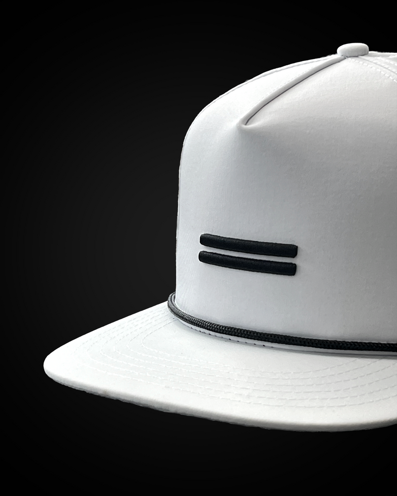 Snapped Back Rope Snapback WARSTRIPE LIGHTWEIGHT ROPE SNAPBACK - WHITE – Warstic