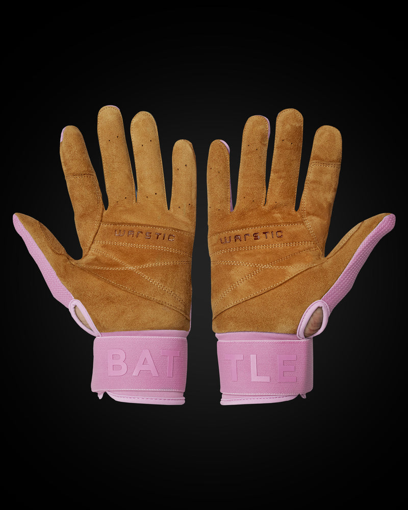 WORKMAN4 BATTING GLOVES "LIGHT PINK" in Slide 2