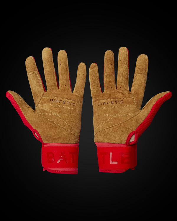 WORKMAN4 BATTING GLOVES "RED"