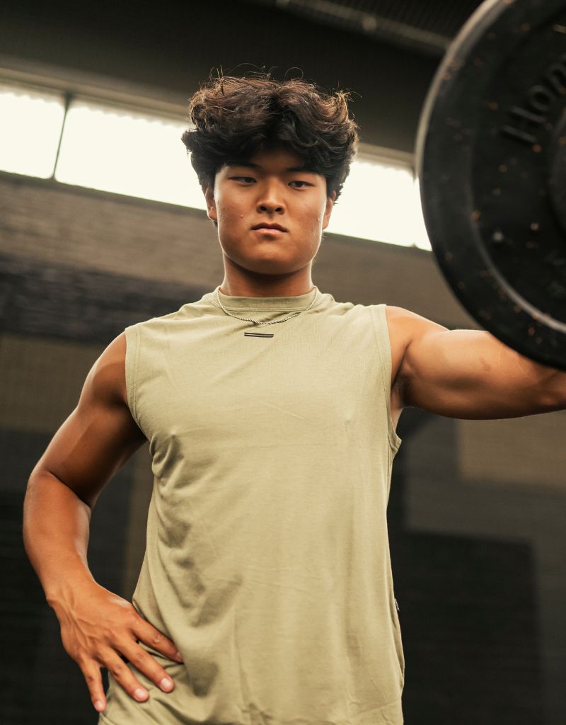 THNDHRT COLLECTION TRAINING APPAREL - PERFORMANCE TANK (GRAY)