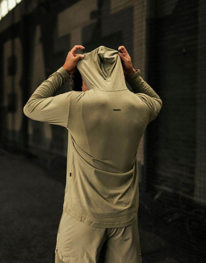 THNDHRT COLLECTION TRAINING APPAREL - HOODED LONG SLEEVE (GRAY)