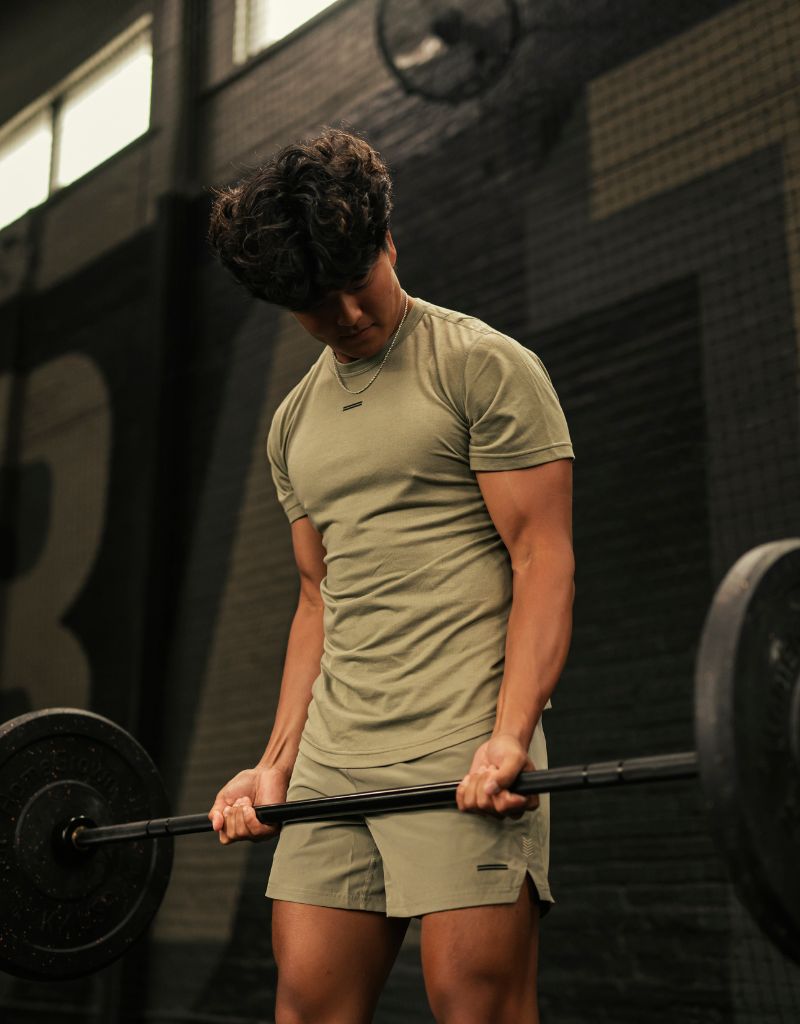 THNDHRT COLLECTION TRAINING APPAREL - SHORT SLEEVE TEE (GRAY)