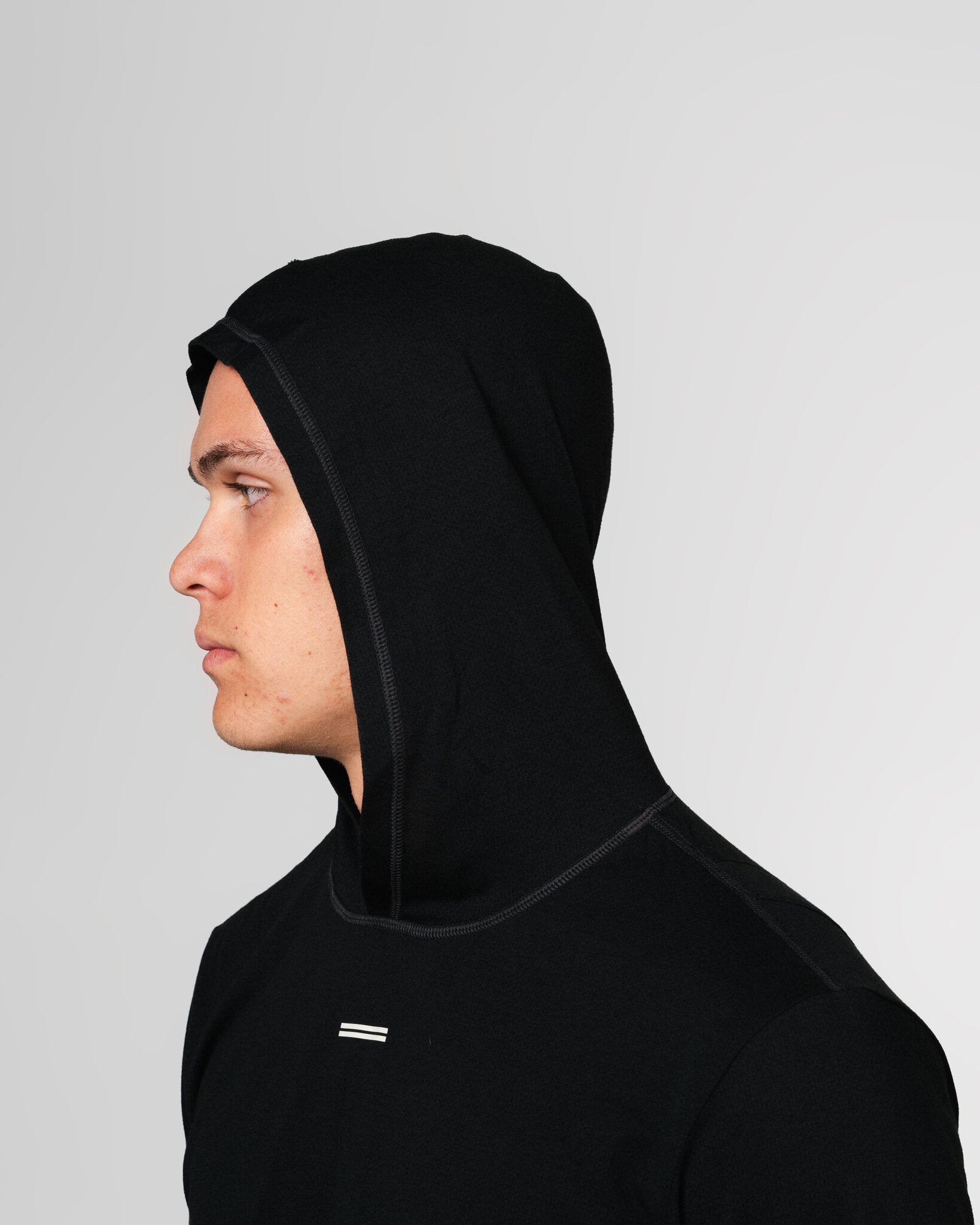 THNDHRT COLLECTION TRAINING APPAREL -  HOODED LONG SLEEVE (BLACK)