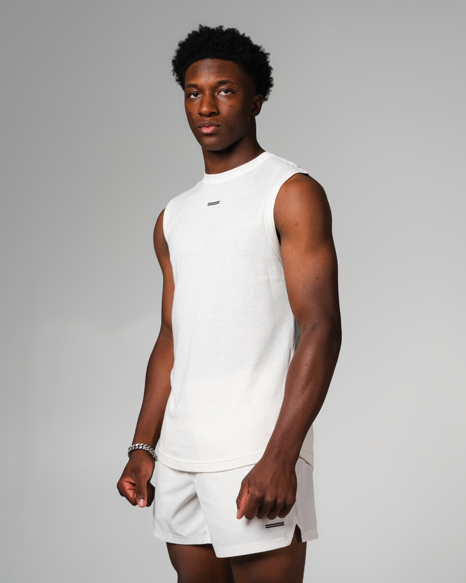 THNDHRT COLLECTION TRAINING APPAREL - PERFORMANCE TANK (BONE)