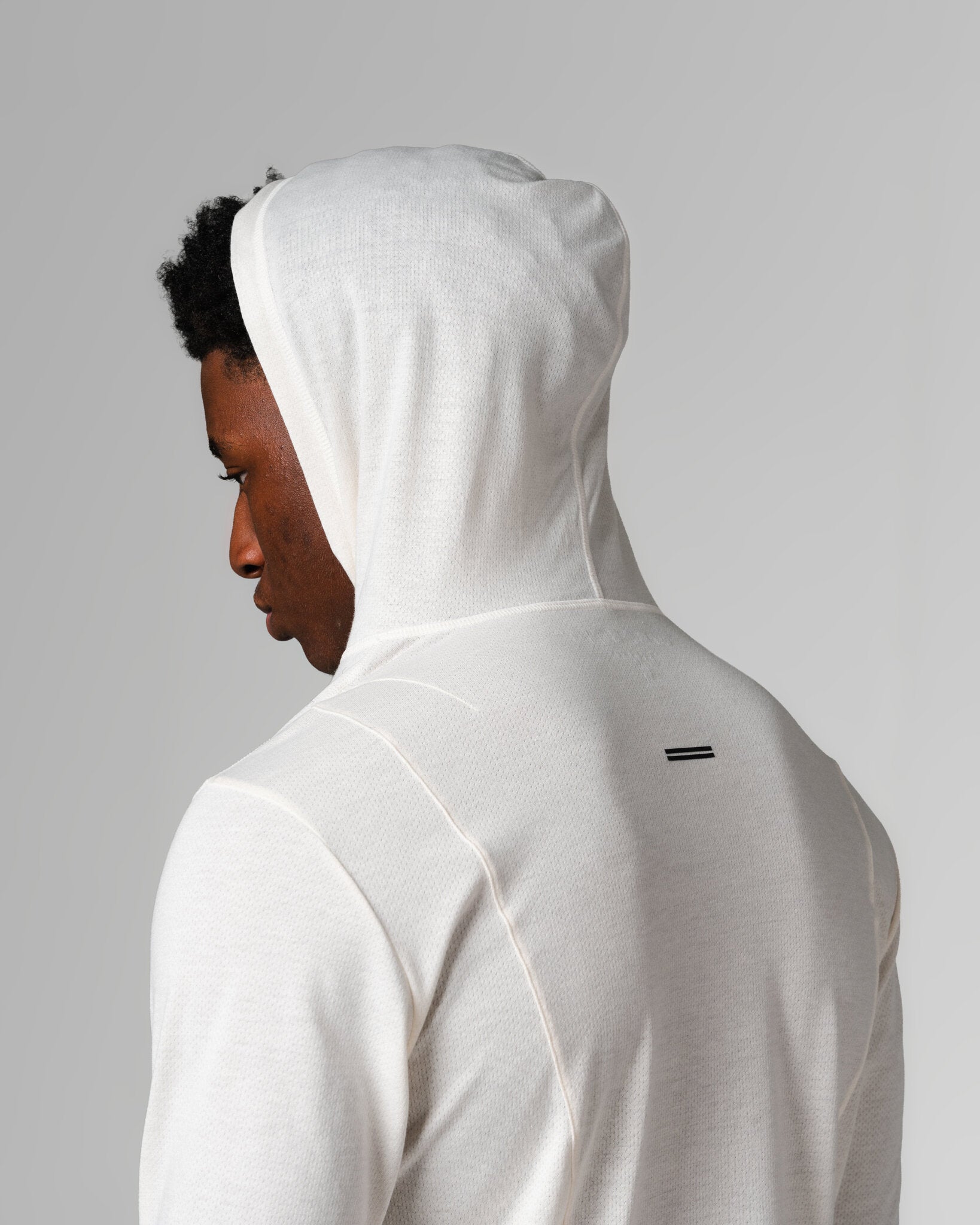 THNDHRT COLLECTION TRAINING APPAREL - HOODED LONG SLEEVE (BONE)
