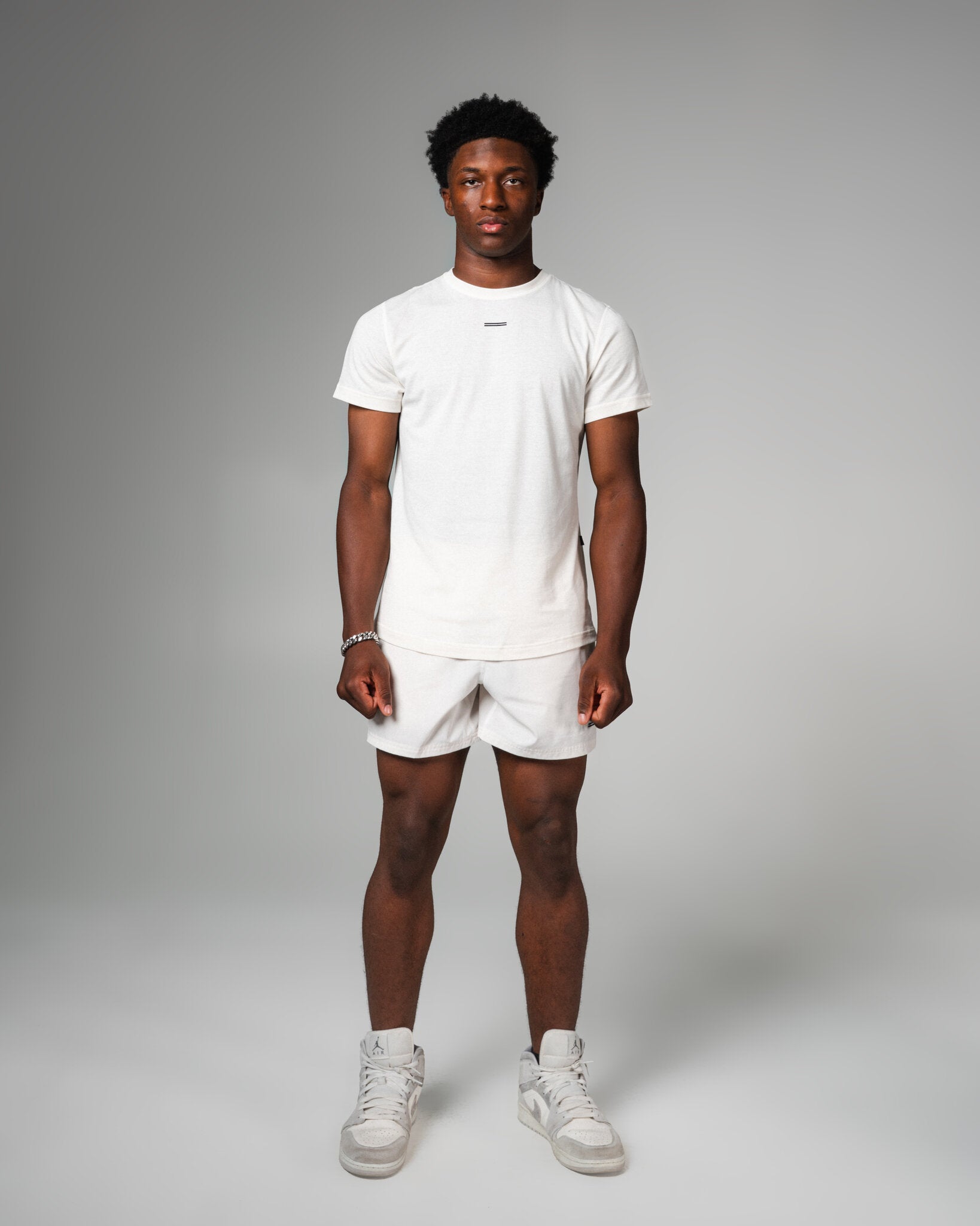 THNDHRT COLLECTION TRAINING APPAREL - PERFORMANCE SHORTS (BONE)