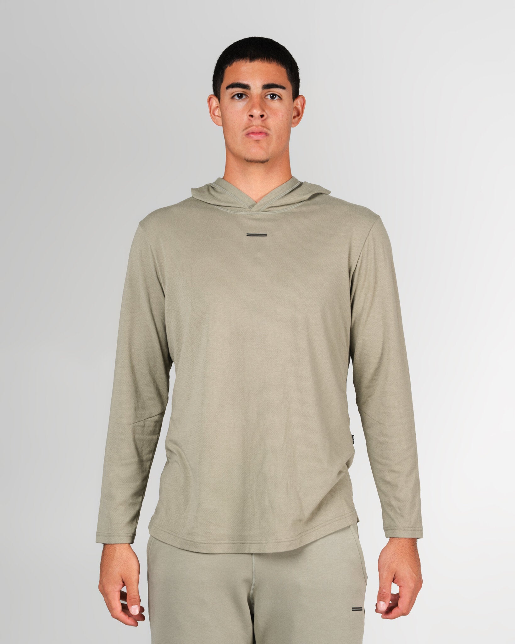 THNDHRT COLLECTION TRAINING APPAREL - HOODED LONG SLEEVE (GRAY)