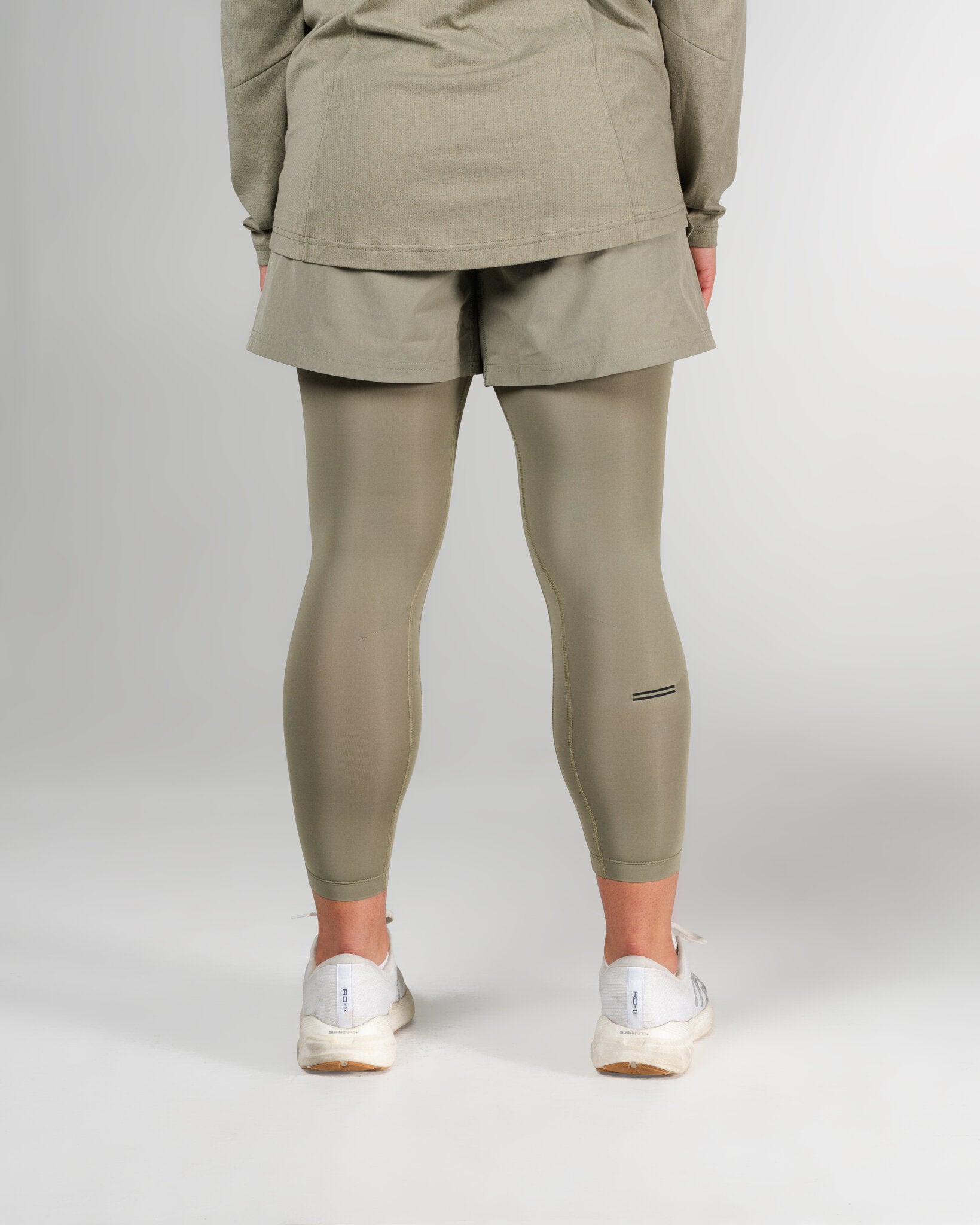 THNDHRT COLLECTION TRAINING APPAREL - PERFORMANCE TIGHTS (GRAY)