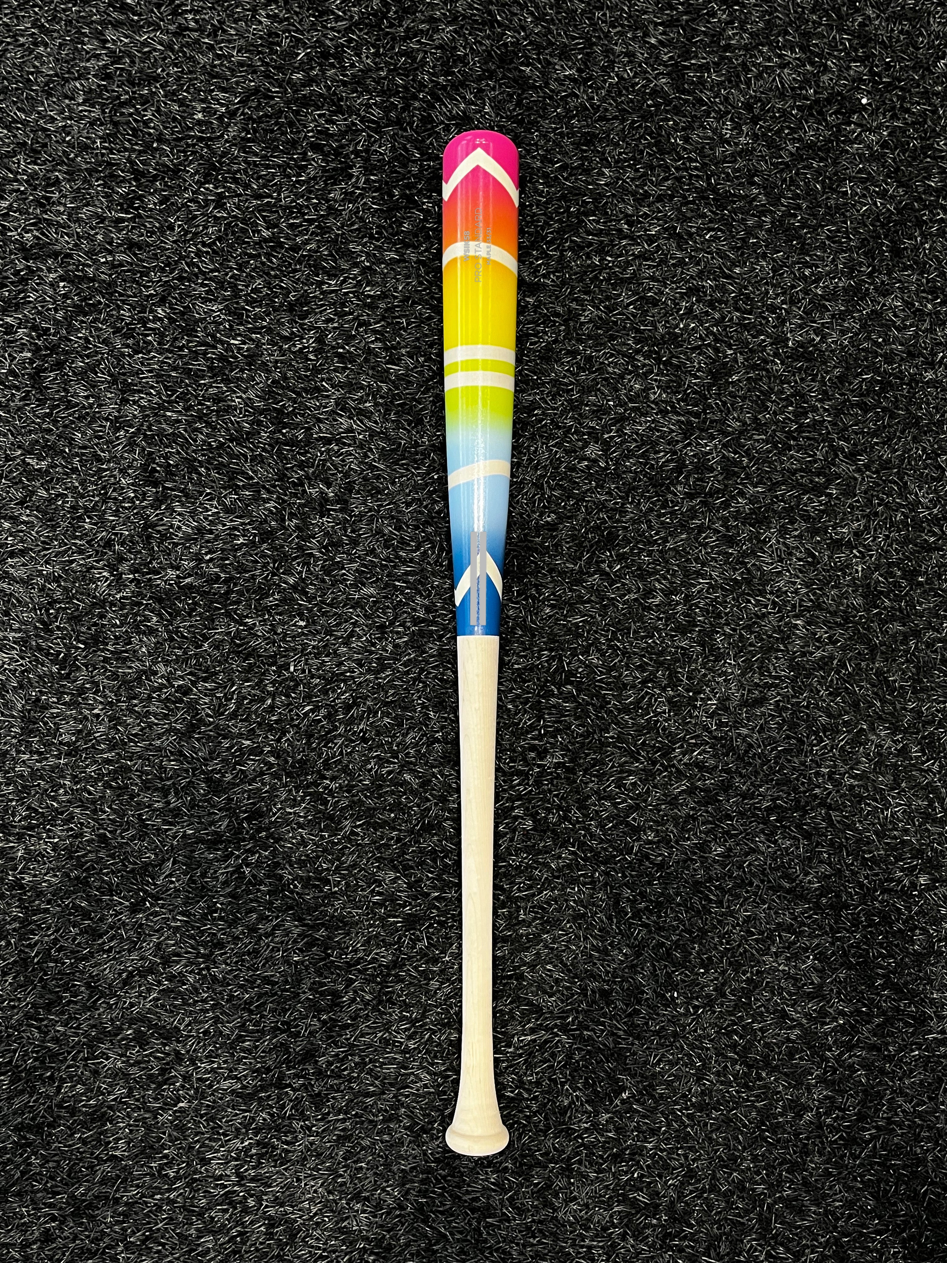 "Taste the Rainbow Egg" Warstic Customs Collection Wood Bat