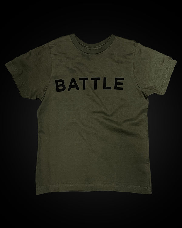 BATTLE TEE YOUTH (MILITARY GREEN)