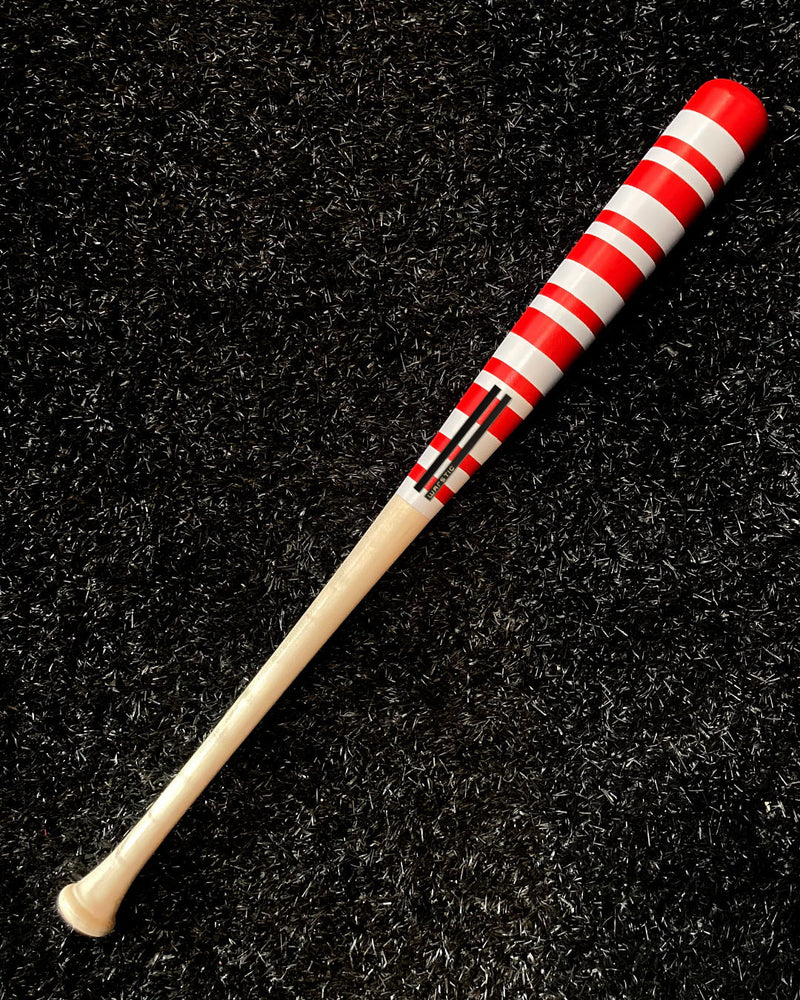 CANDY CANE SPECIAL EDITION WOOD BAT