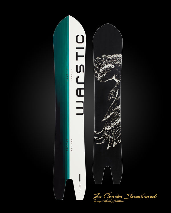 THE CARVER SNOWBOARD- FOREST HAWK EDITION