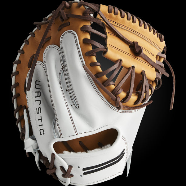 IK3FP SERIES JAPANESE KIP CATCHER'S MITT- WHITE HAWK STYLE – Warstic