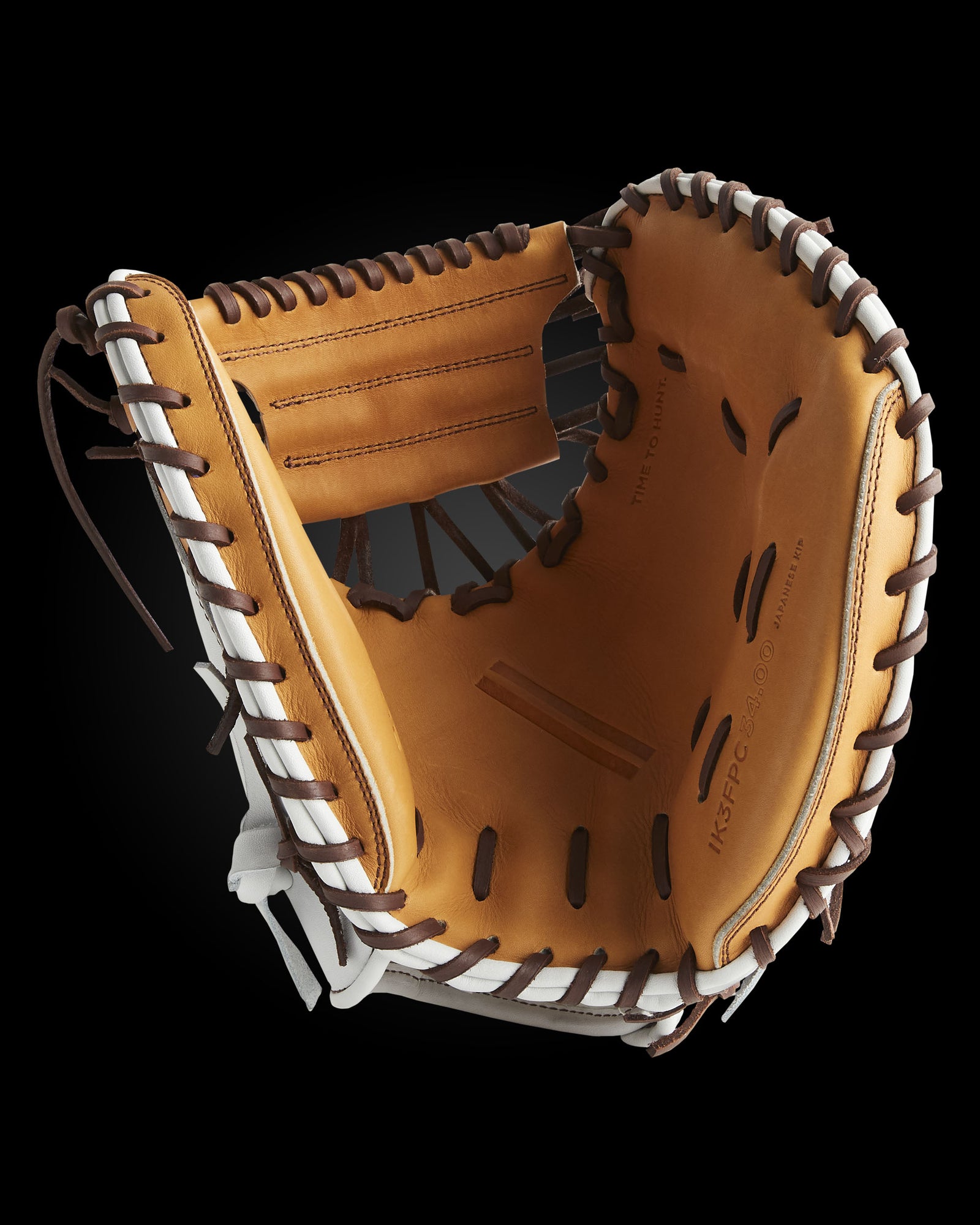 IK3FP SERIES JAPANESE KIP CATCHER'S MITT- WHITE HAWK STYLE