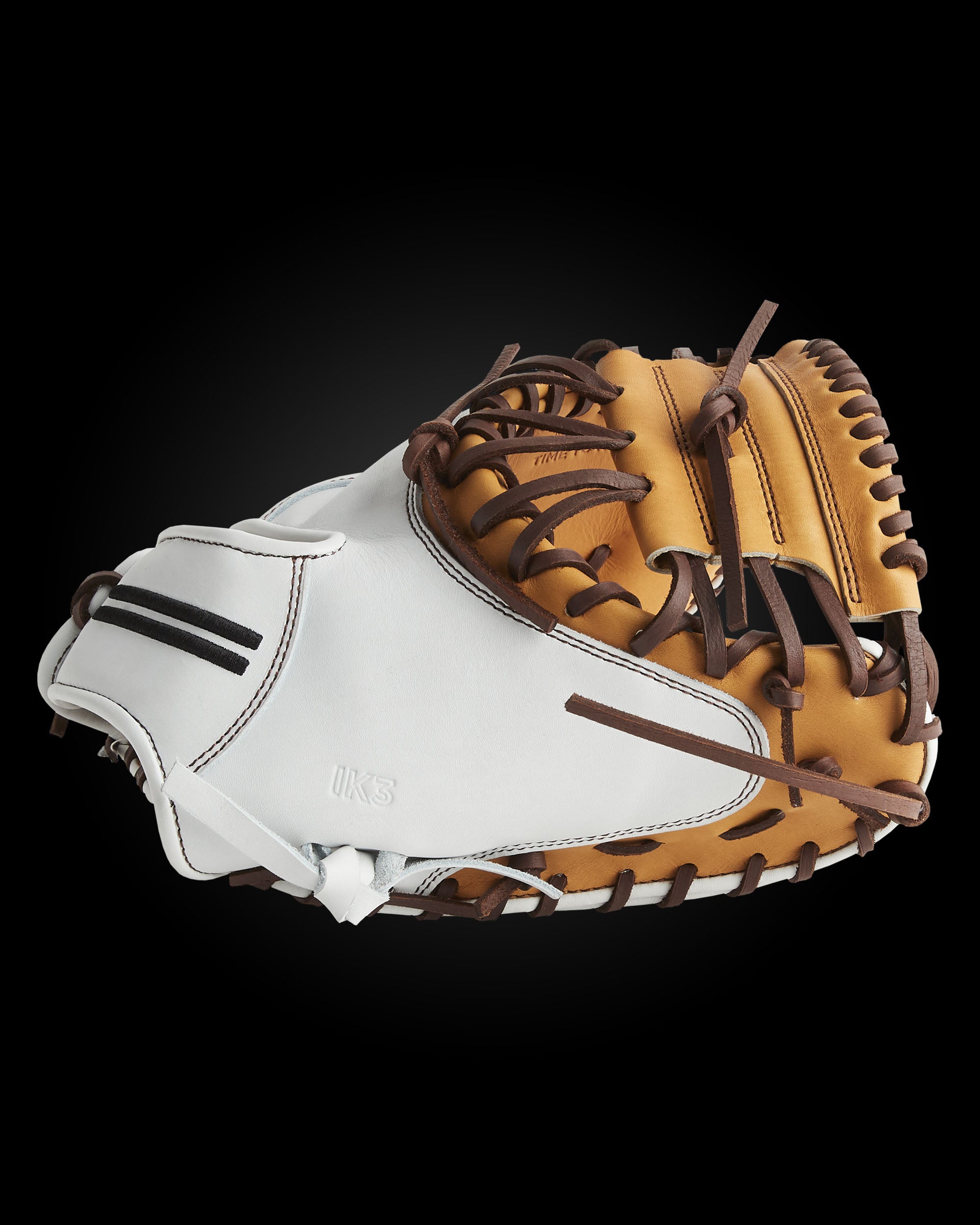 IK3FP SERIES JAPANESE KIP CATCHER'S MITT- WHITE HAWK STYLE