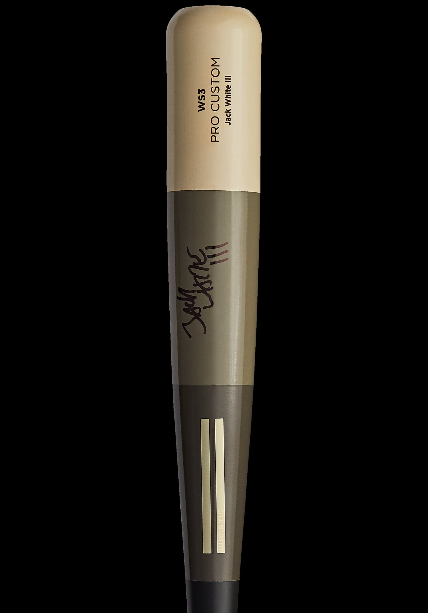 Jack White Special Edition #7 Autographed "Reverchon Rumble" Bat, [prouduct_type], [Warstic]