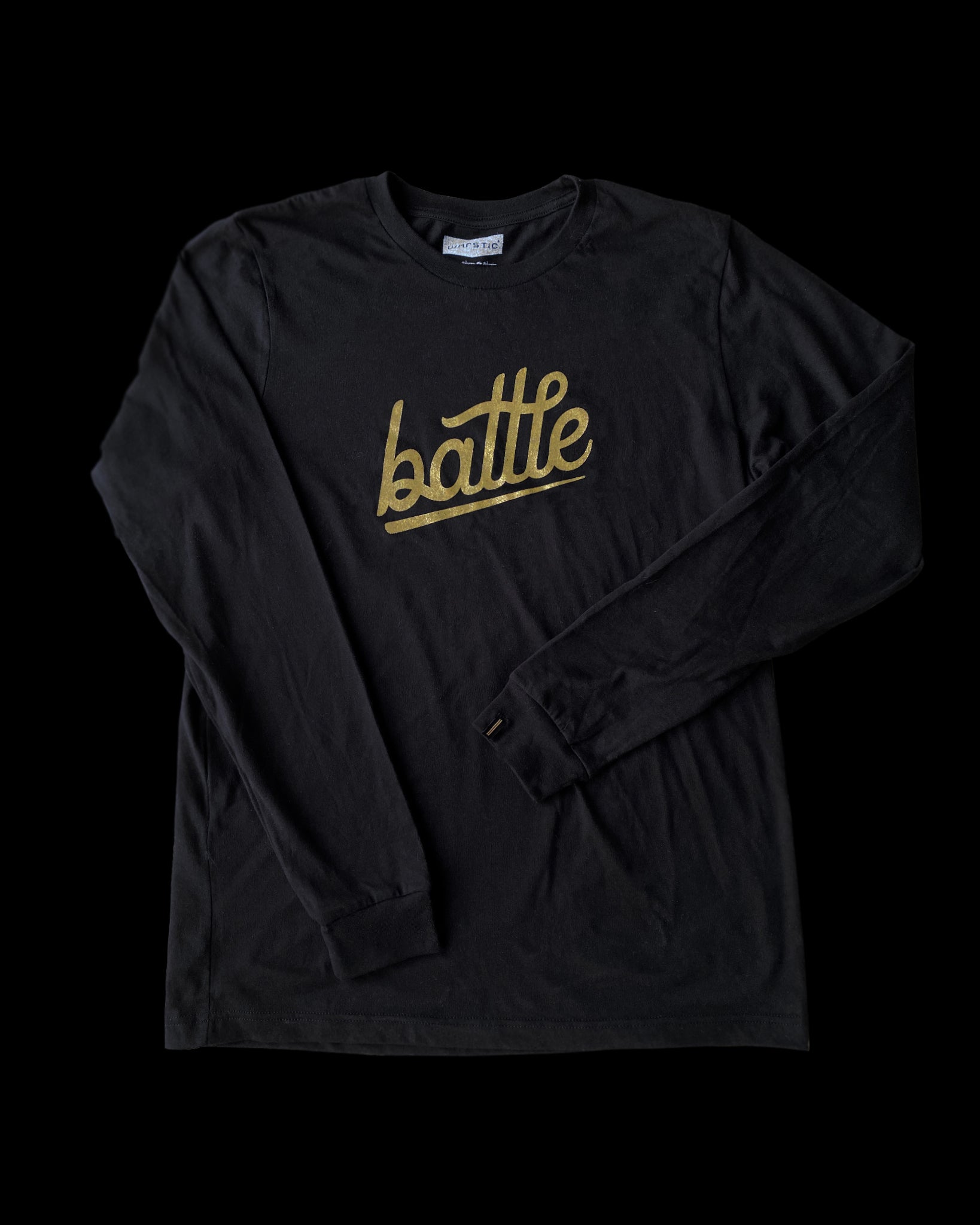 BATTLE LONG SLEEVE TEE (BLACK)