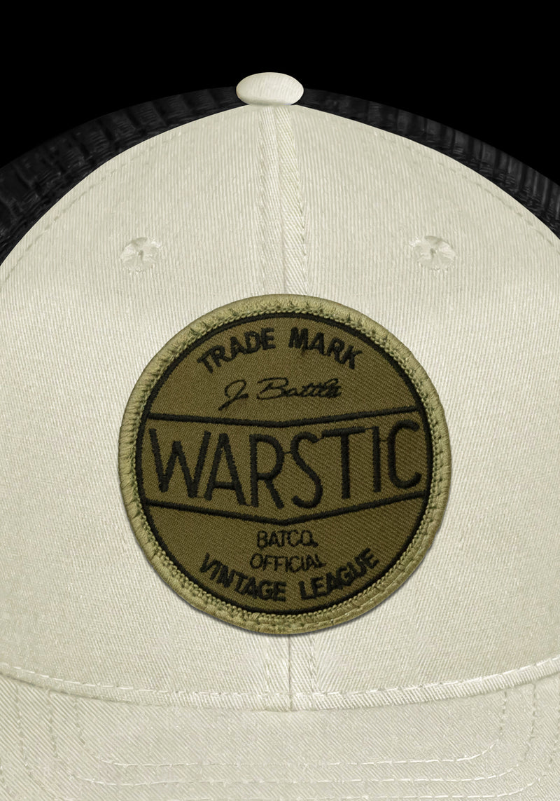 OFF-SEASON SNAPBACK OFF WHITE/BLACK (VINTAGE LEAGUE GREEN), [prouduct_type], [Warstic]