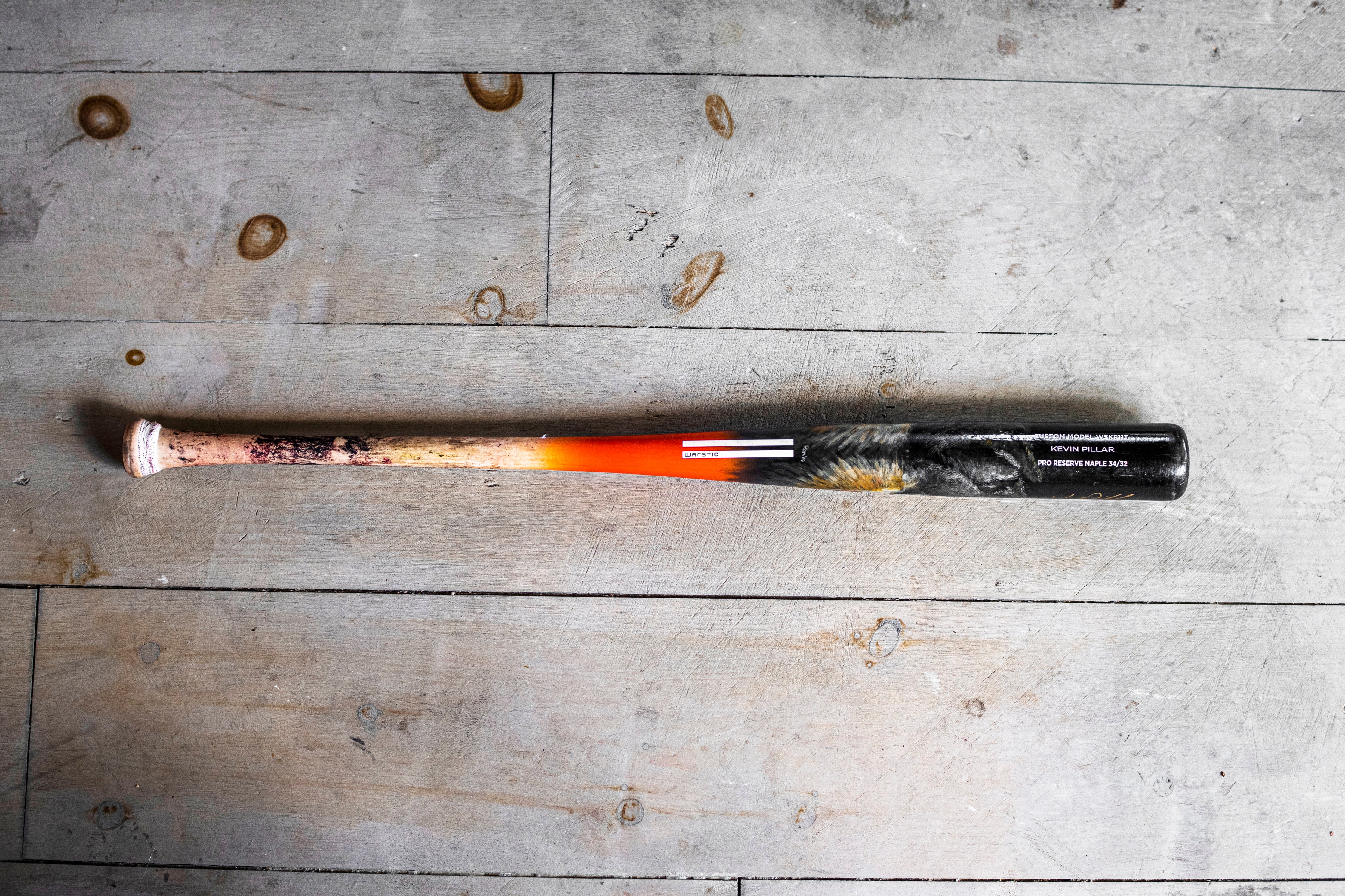 KEVIN PILLAR 2019 PLAYER'S WEEKEND BAT, [prouduct_type], [Warstic]