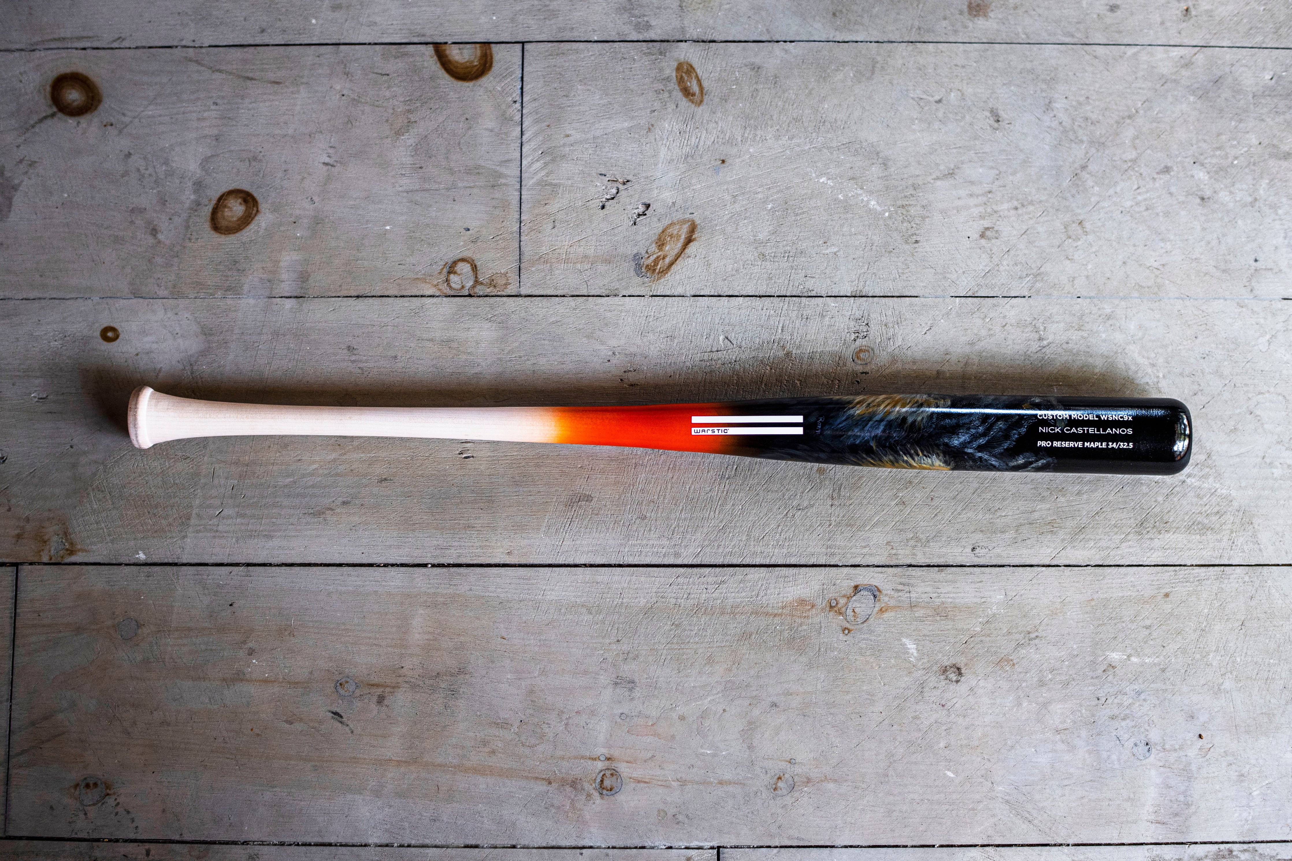 NICK CASTELLANOS 2019 PLAYER'S WEEKEND BAT, [prouduct_type], [Warstic]