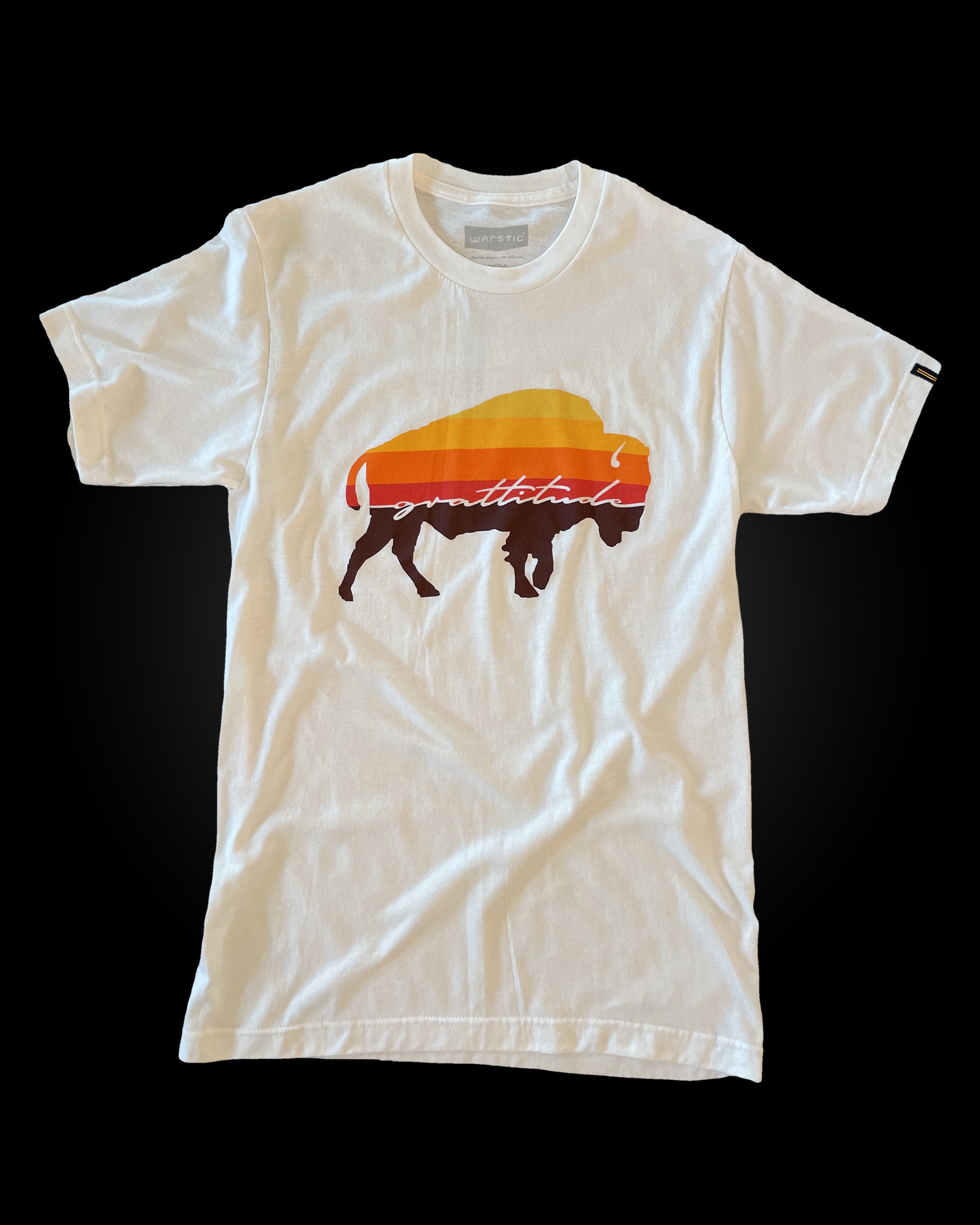 WAR BUFFALO GRATITUDE TEE (VINTAGE WHITE)