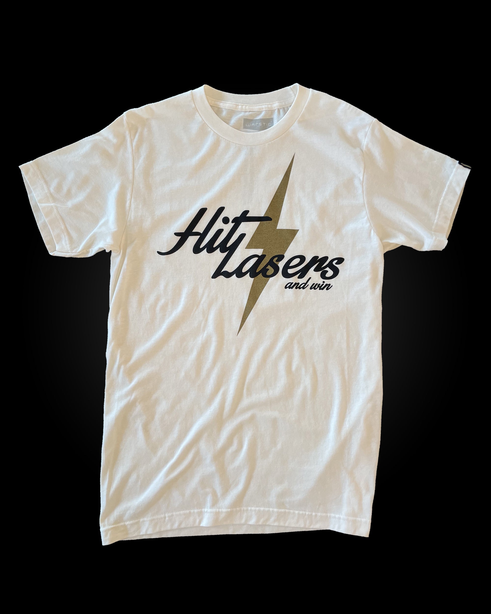 HIT LASERS TEE (VINTAGE WHITE)