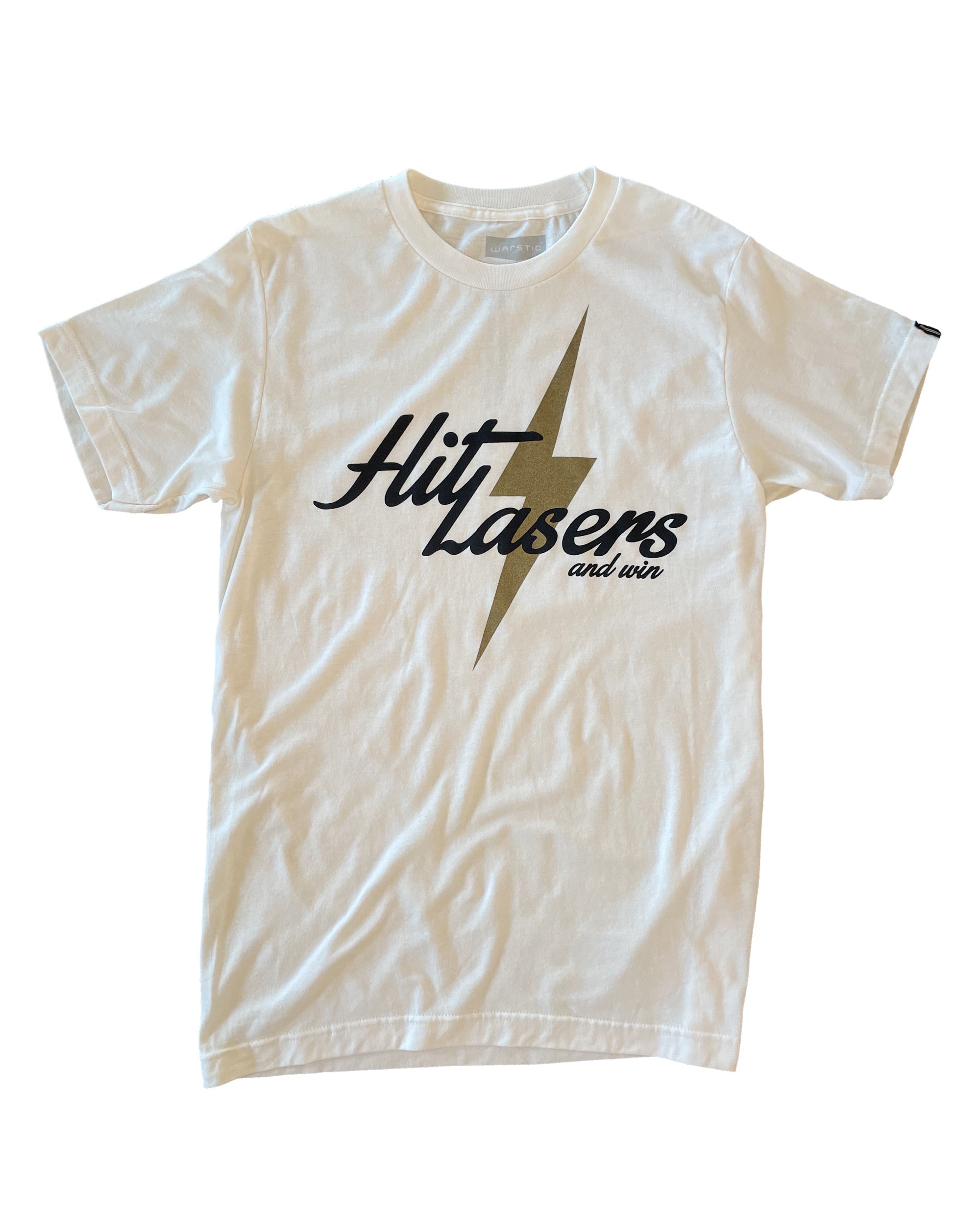 HIT LASERS TEE (VINTAGE WHITE)