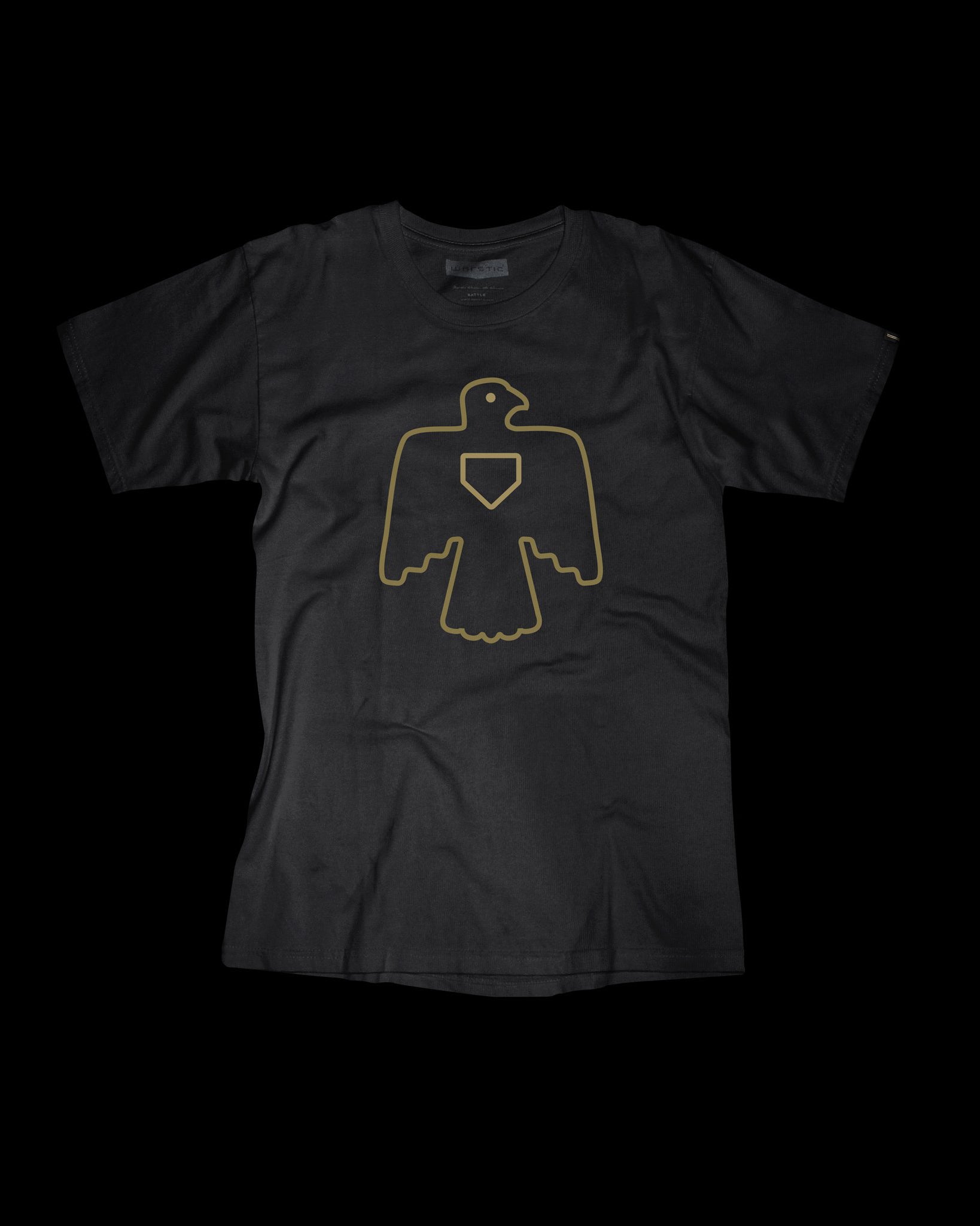 THUNDERHEART OF THE PLATE TEE (BLACK/GOLD)