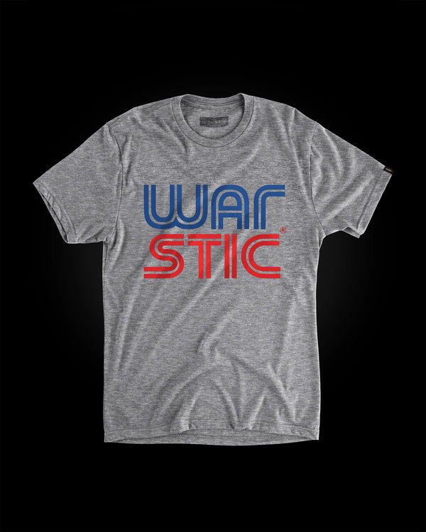 WEST COAST TEE (GRAY/RED/BLUE)
