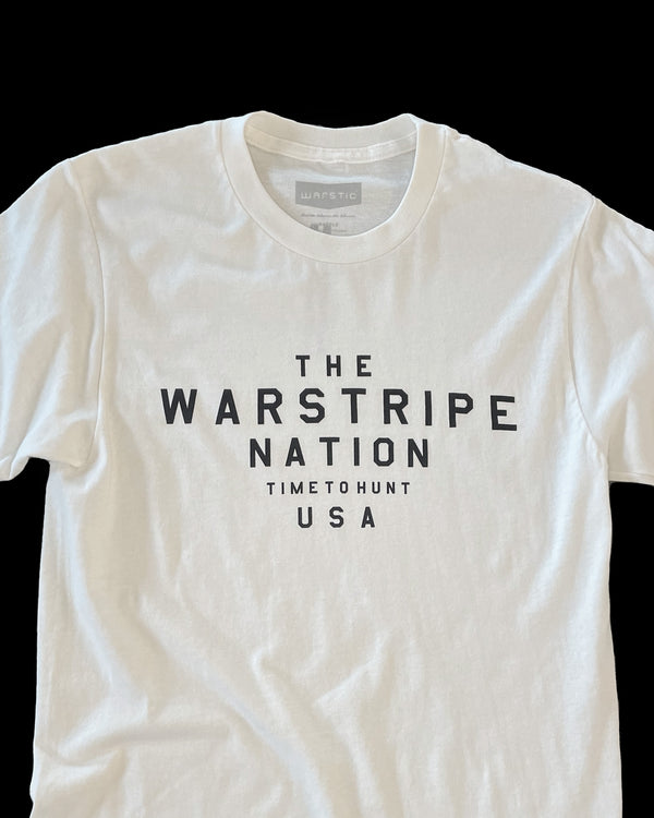 WARSTRIPE NATION TEE (VINTAGE WHITE)