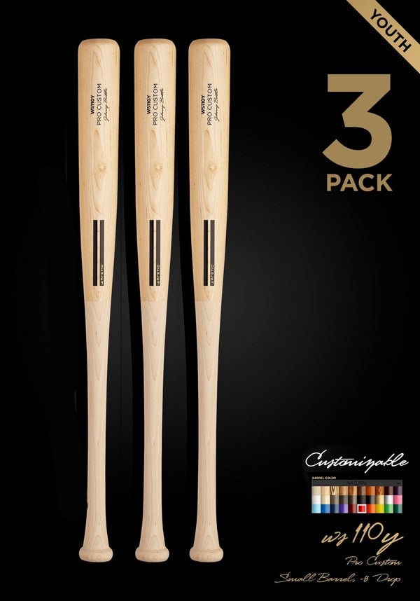 WS110Y WOOD BAT 3 PACK