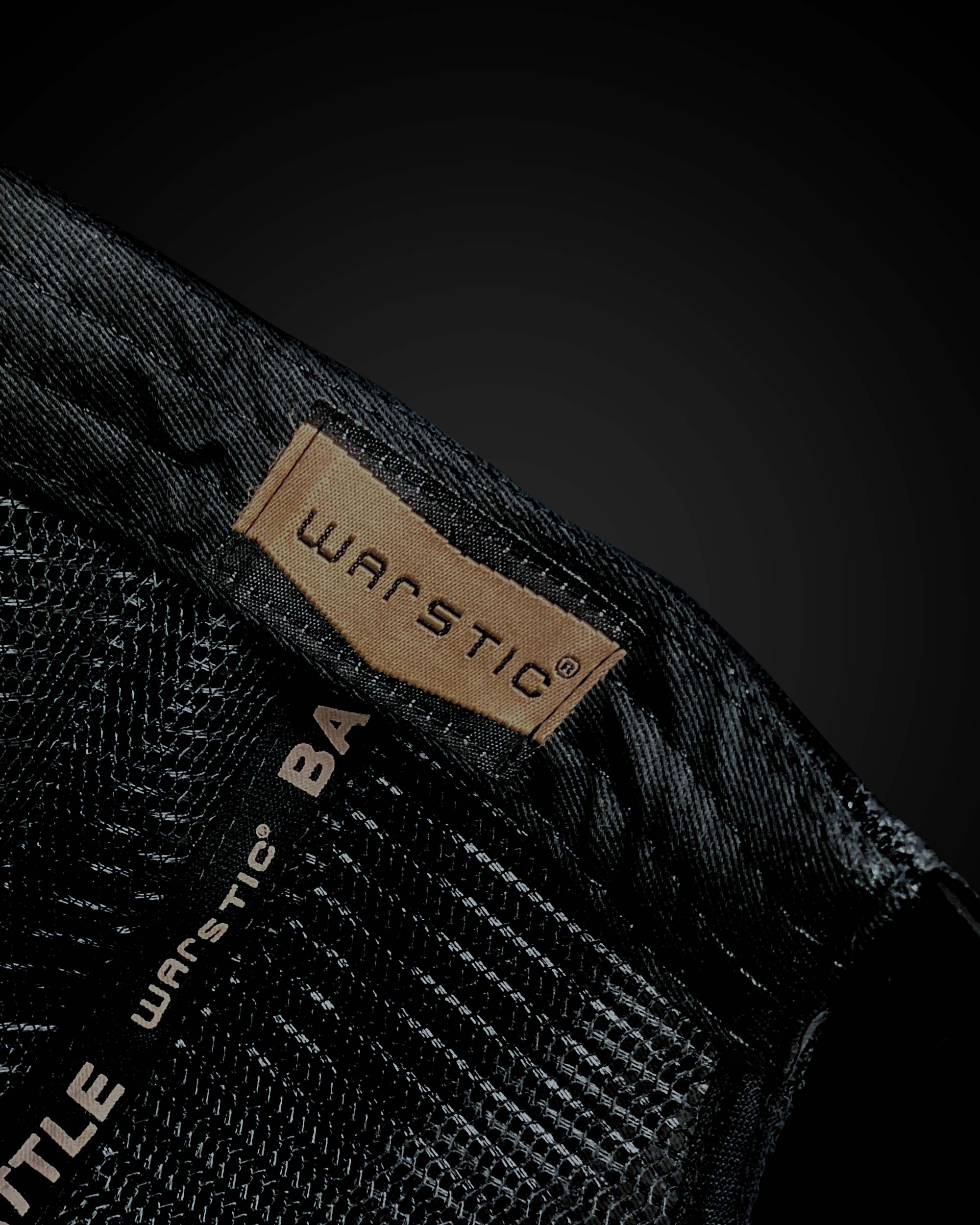 FOAM TRUCKER SNAPBACK BLACK (WARSTRIPE NATION)