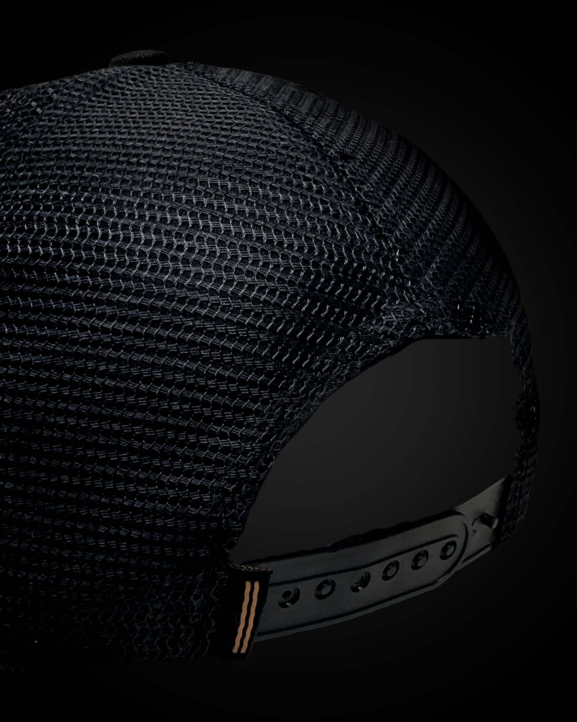 FOAM TRUCKER SNAPBACK BLACK (WARSTRIPE NATION)