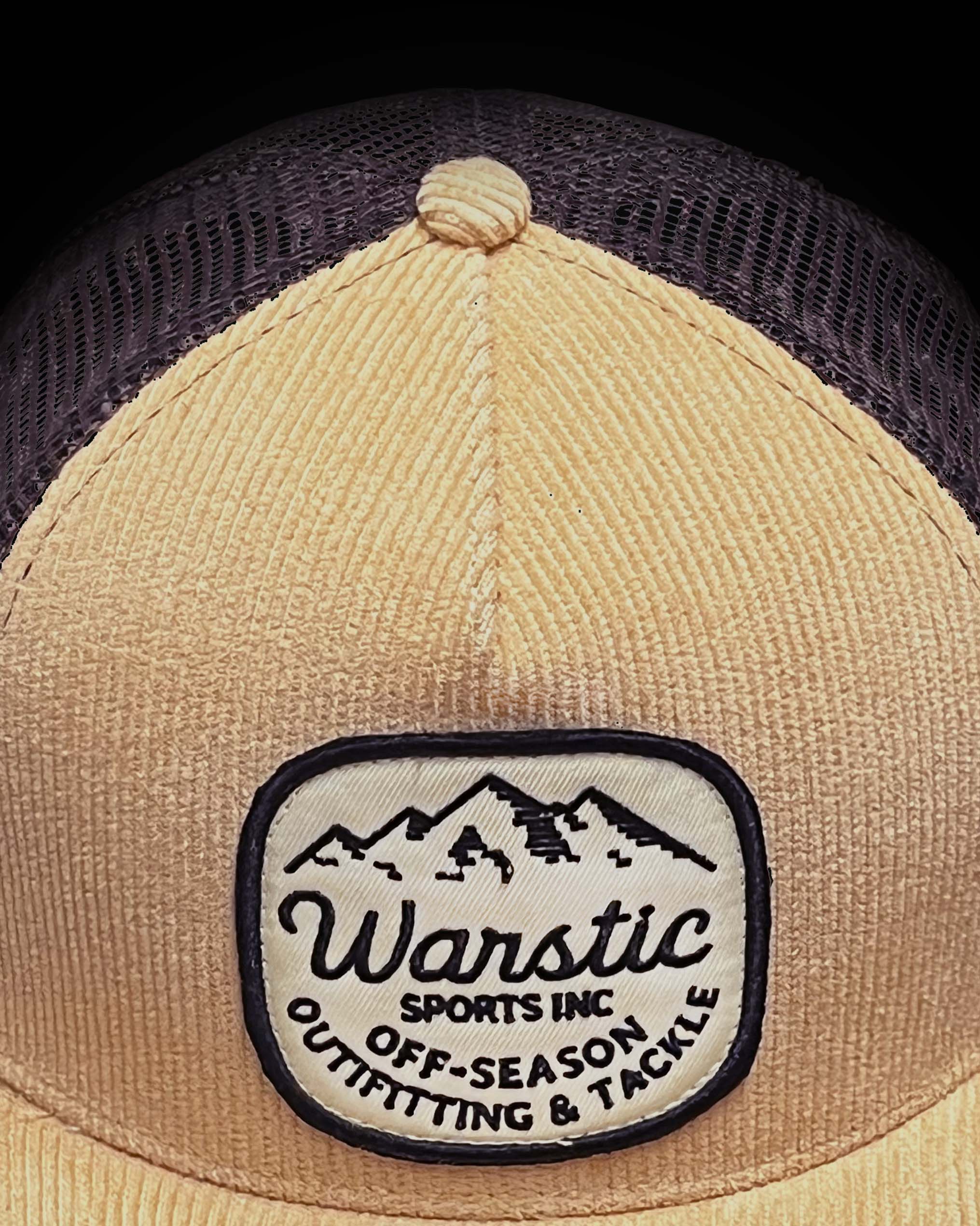 CORDUROY TRUCKER SNAPBACK KHAKI/TOBACCO (TACKLE)