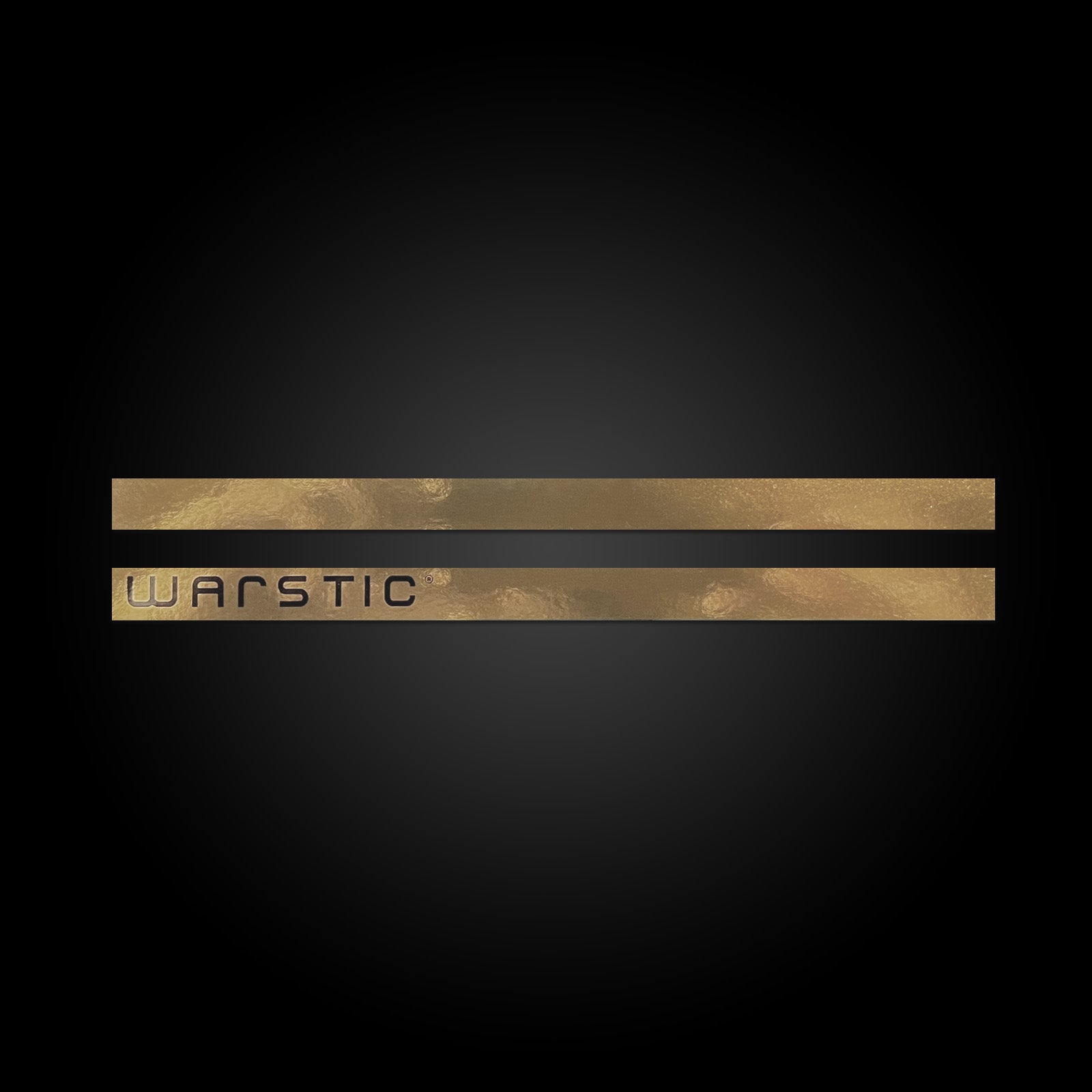 WARSTRIPE (BLACK/GOLD) STICKER
