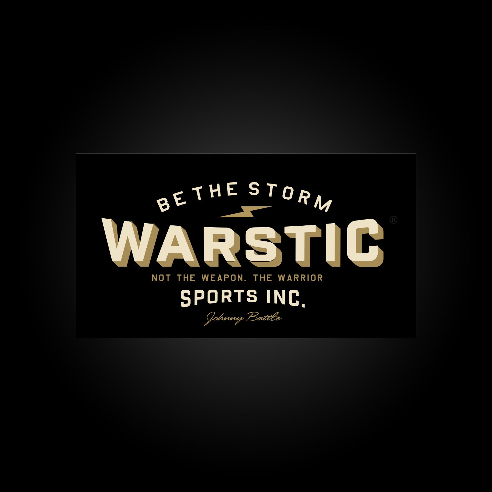 BE THE STORM STICKER