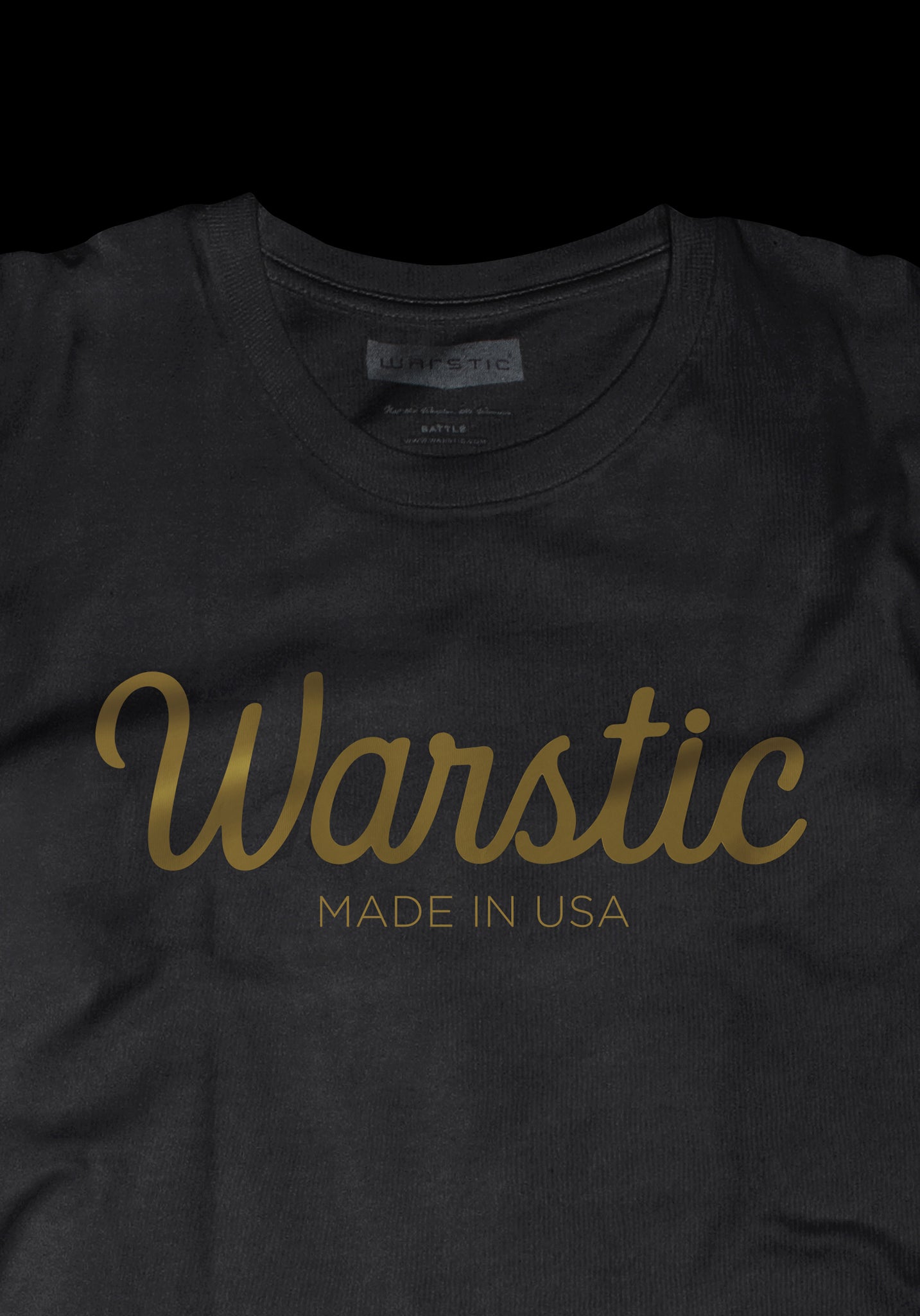 WARSTIC SCRIPT TEE (BLACK), [prouduct_type], [Warstic]