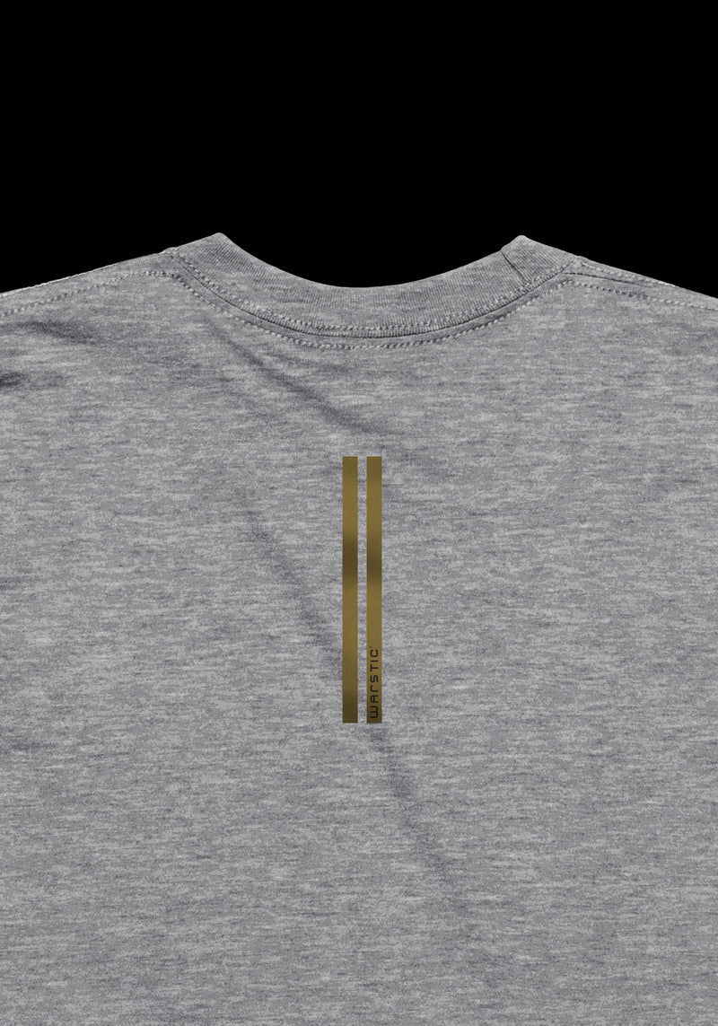BATTLE YOUTH TEE (GRAY/BLACK/GOLD), [prouduct_type], [Warstic]