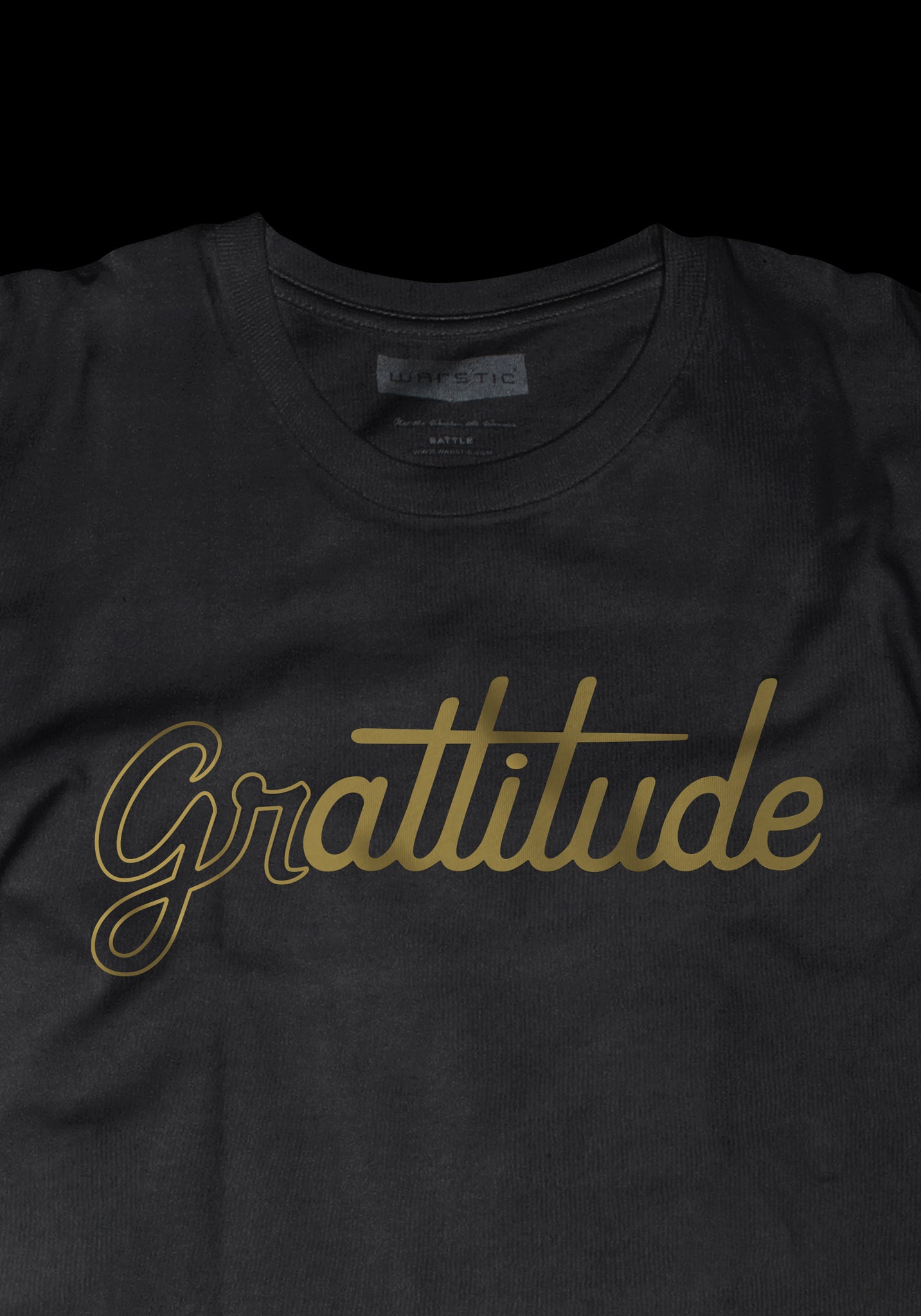 GRATTITUDE (BLACK/GOLD), [prouduct_type], [Warstic]