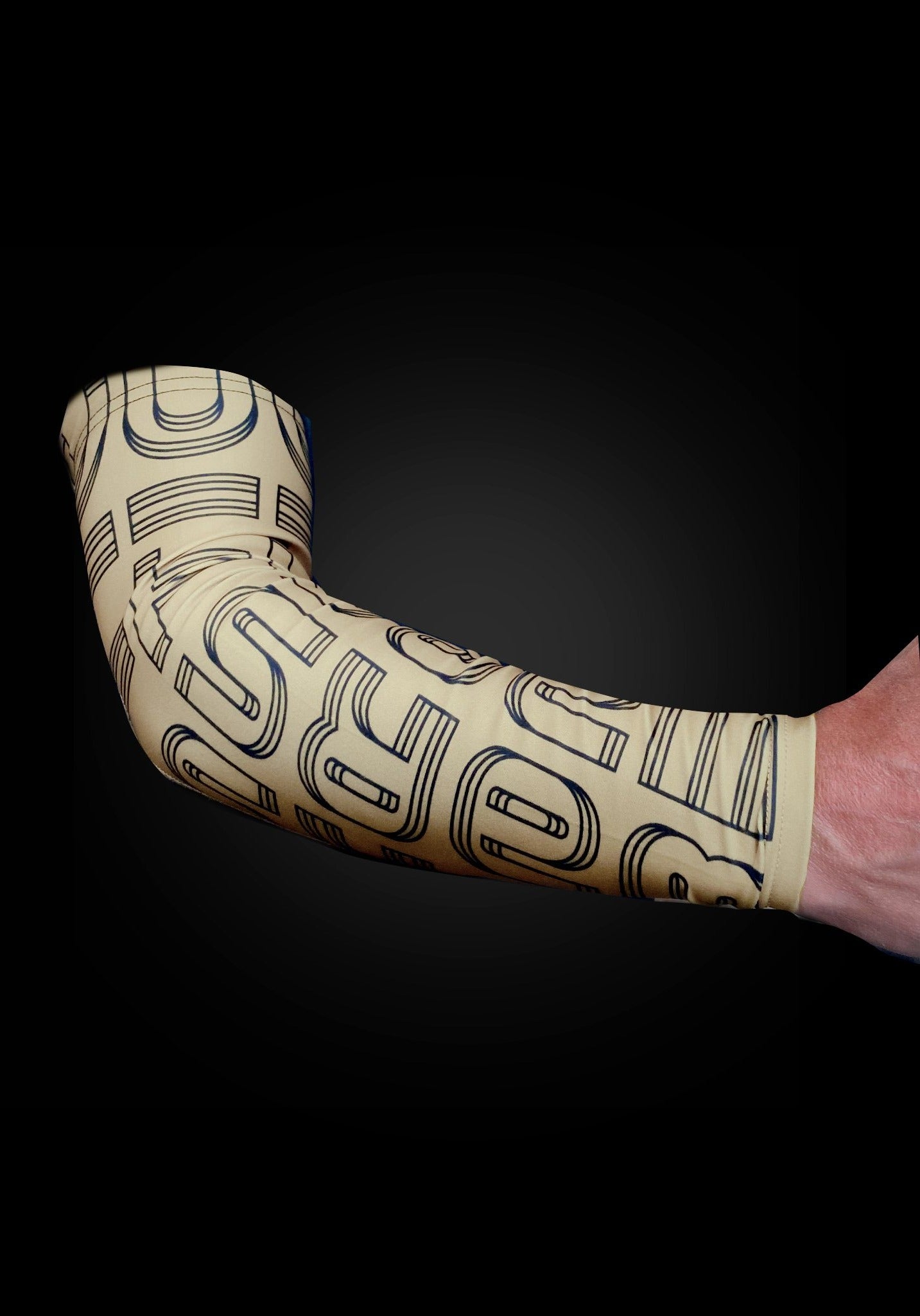COMPRESSION SLEEVE - WARSTIC BONE & BLACK