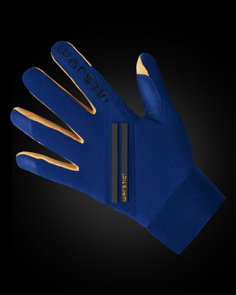Royal blue and outlet orange batting gloves
