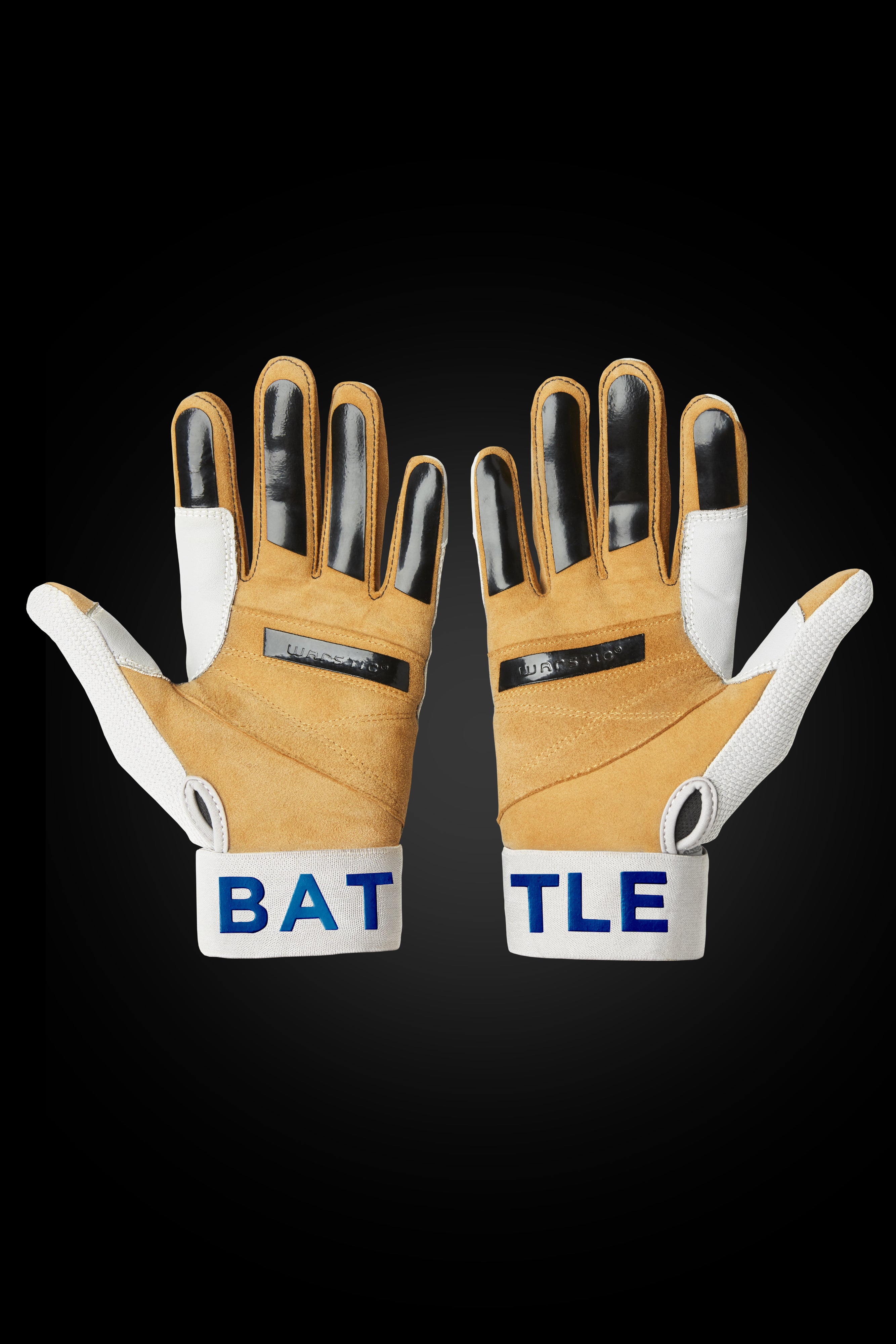 WORKMAN3 BATTING GLOVES "WHITE/BLUE"