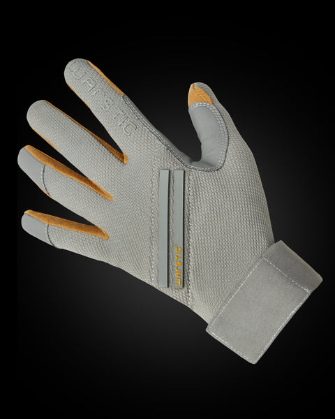 Ronstan Sticky Race Gloves W-3 Full & 2 Cut Fingers - Grey - X-Small