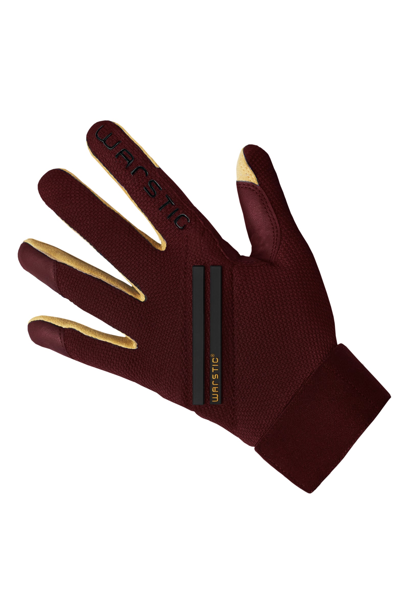 WORKMAN3 BATTING GLOVES MAROON Warstic