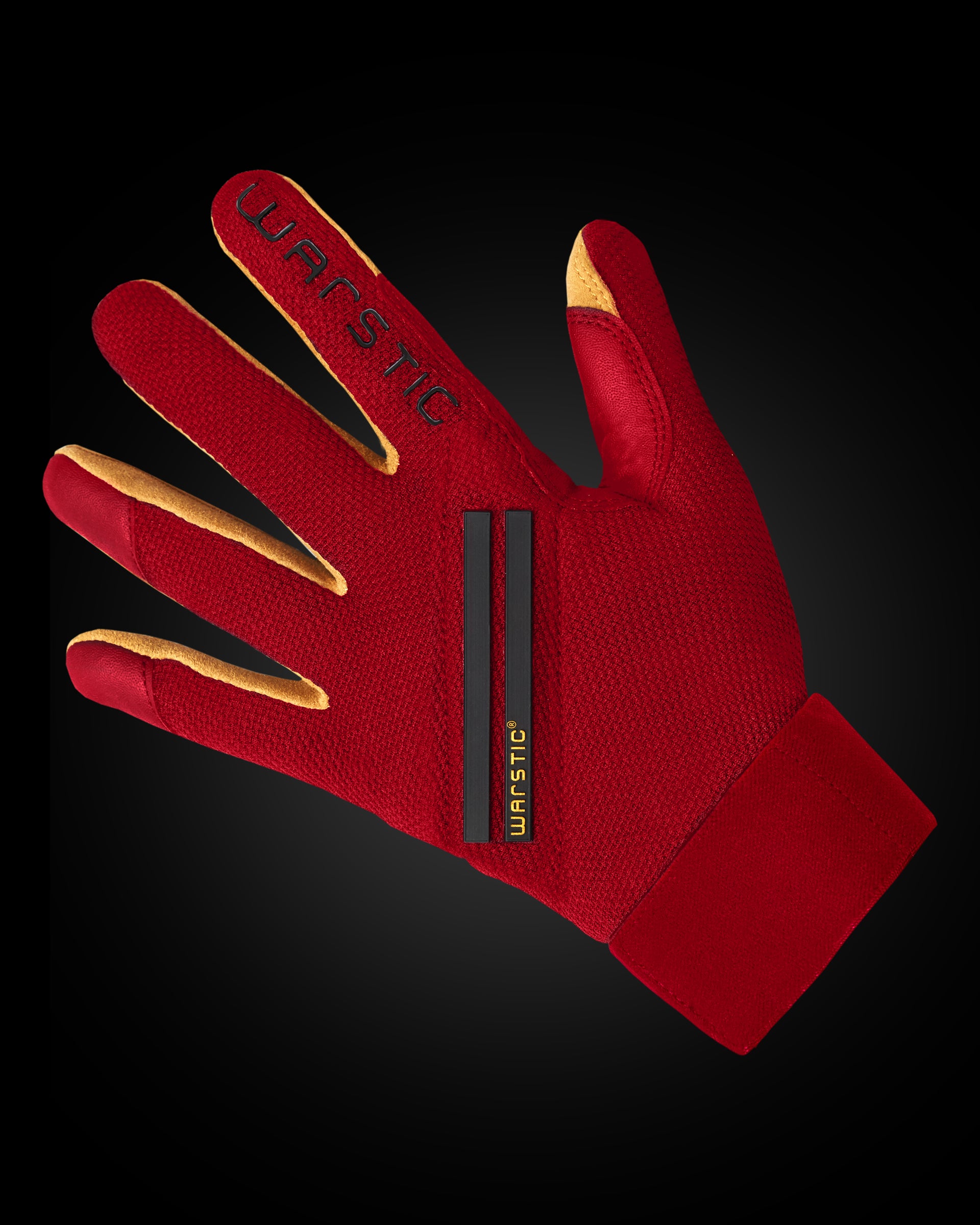 red wings handschuhe Warstic Workman3 Adult Baseball Batting Gloves Pair 2XL RED