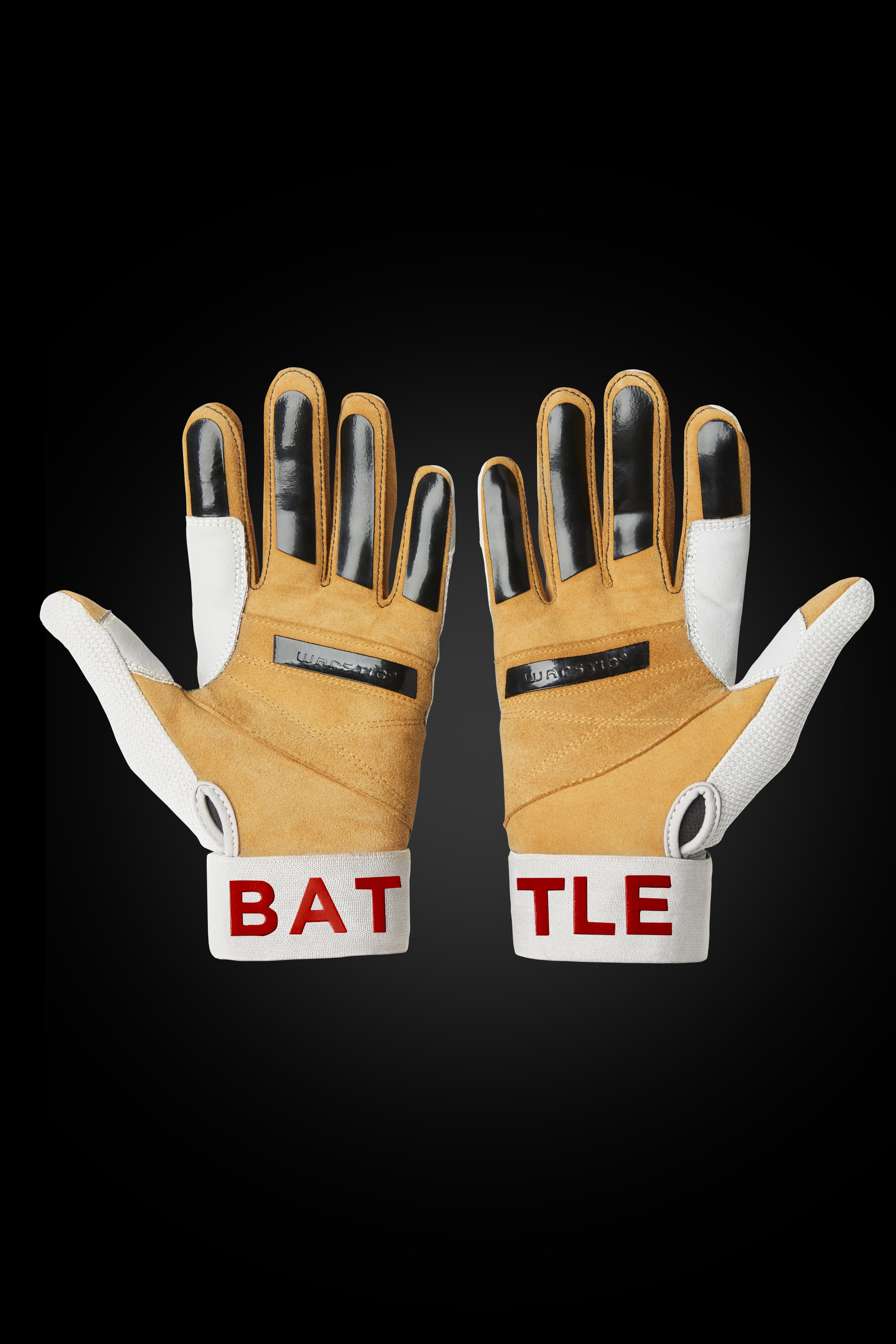 WORKMAN3 BATTING GLOVES "WHITE/RED"