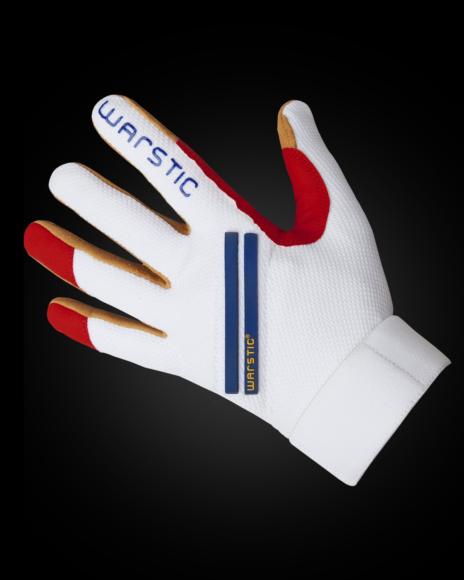 Red white blue batting gloves cheap